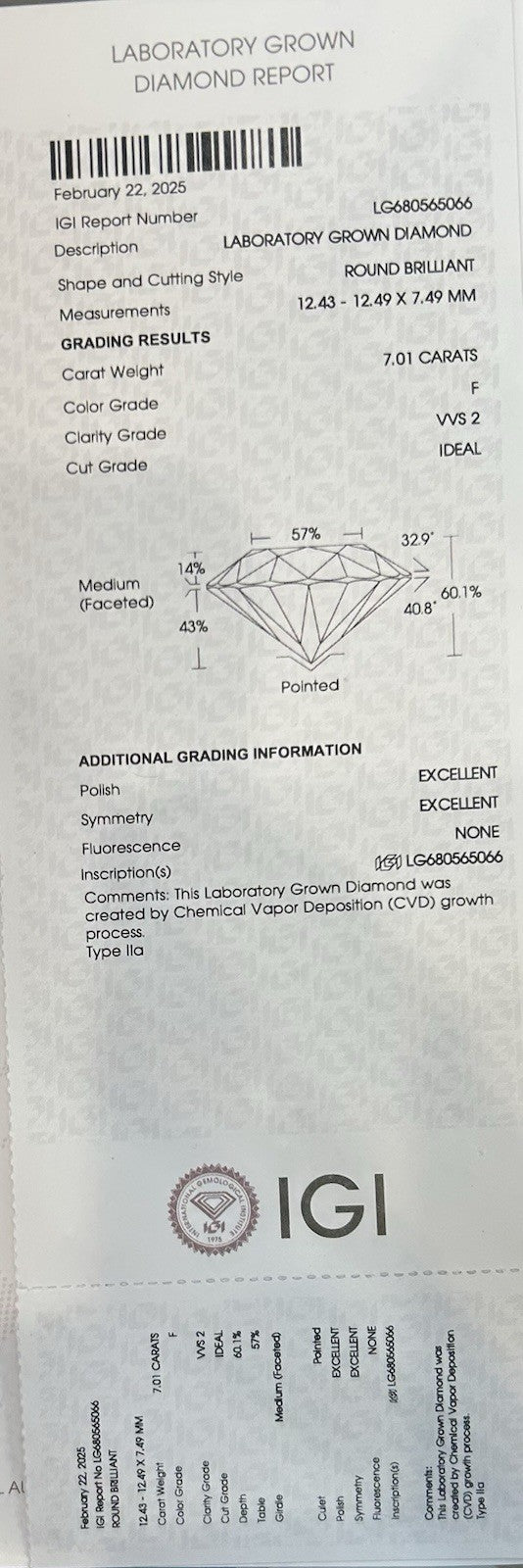15.86 TOTAL CARAT ROUND CUT LAB DIAMOND ENGAGEMENT RING 14K YELLOW GOLD