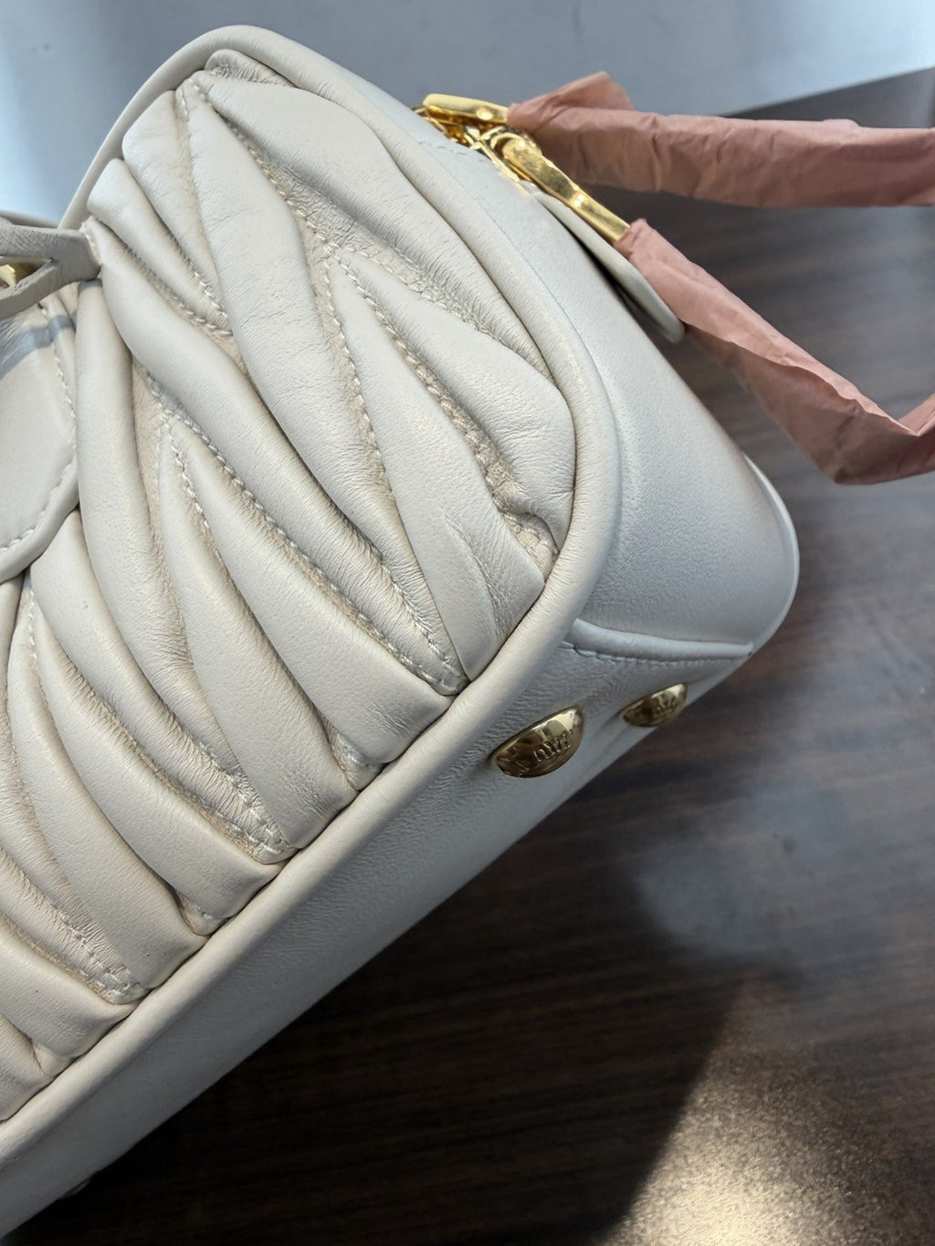Miu Miu Arcadia Regular Matelasse Nappa Leather Bag