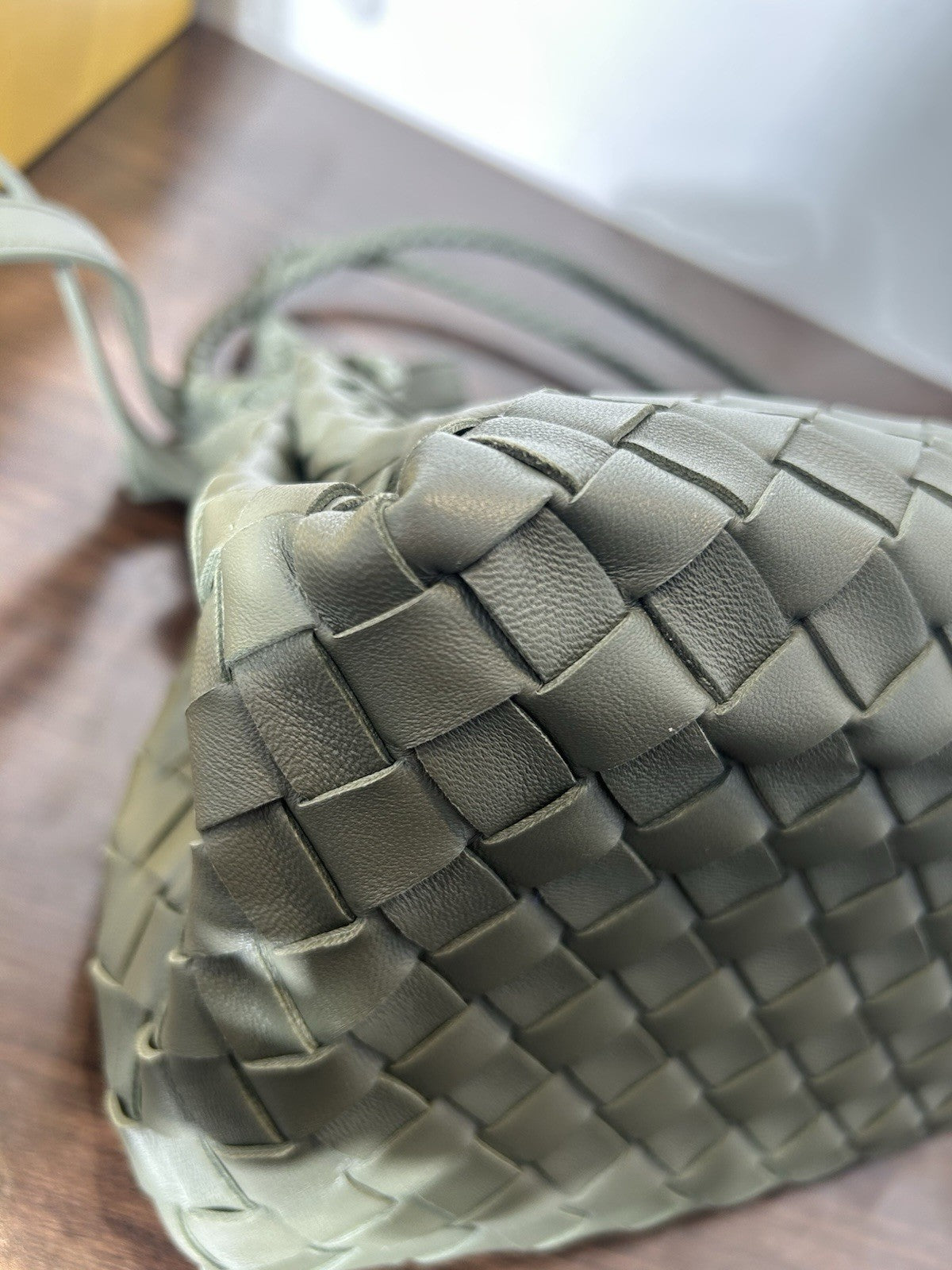 Bottega Veneta Parachute Medium Lambskin Shoulder Bag