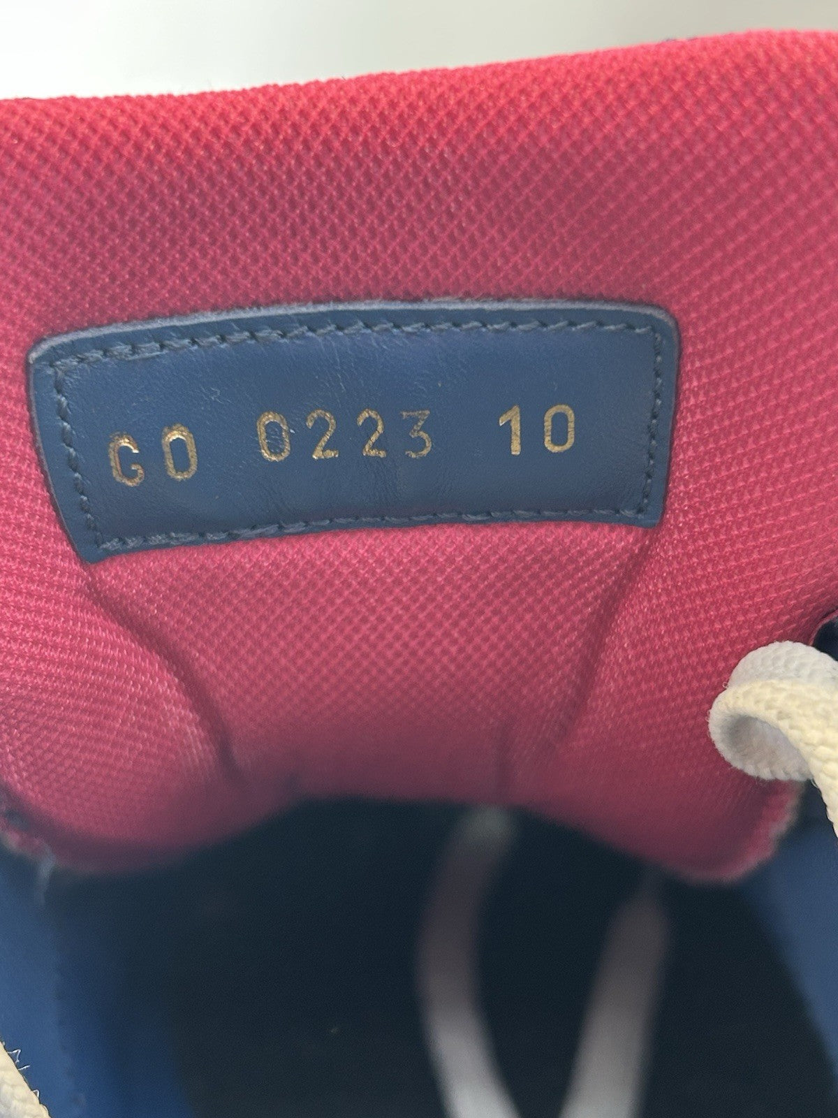 Louis Vuitton Run Away Blue Monogram Denim Size 10 LV / 11 US