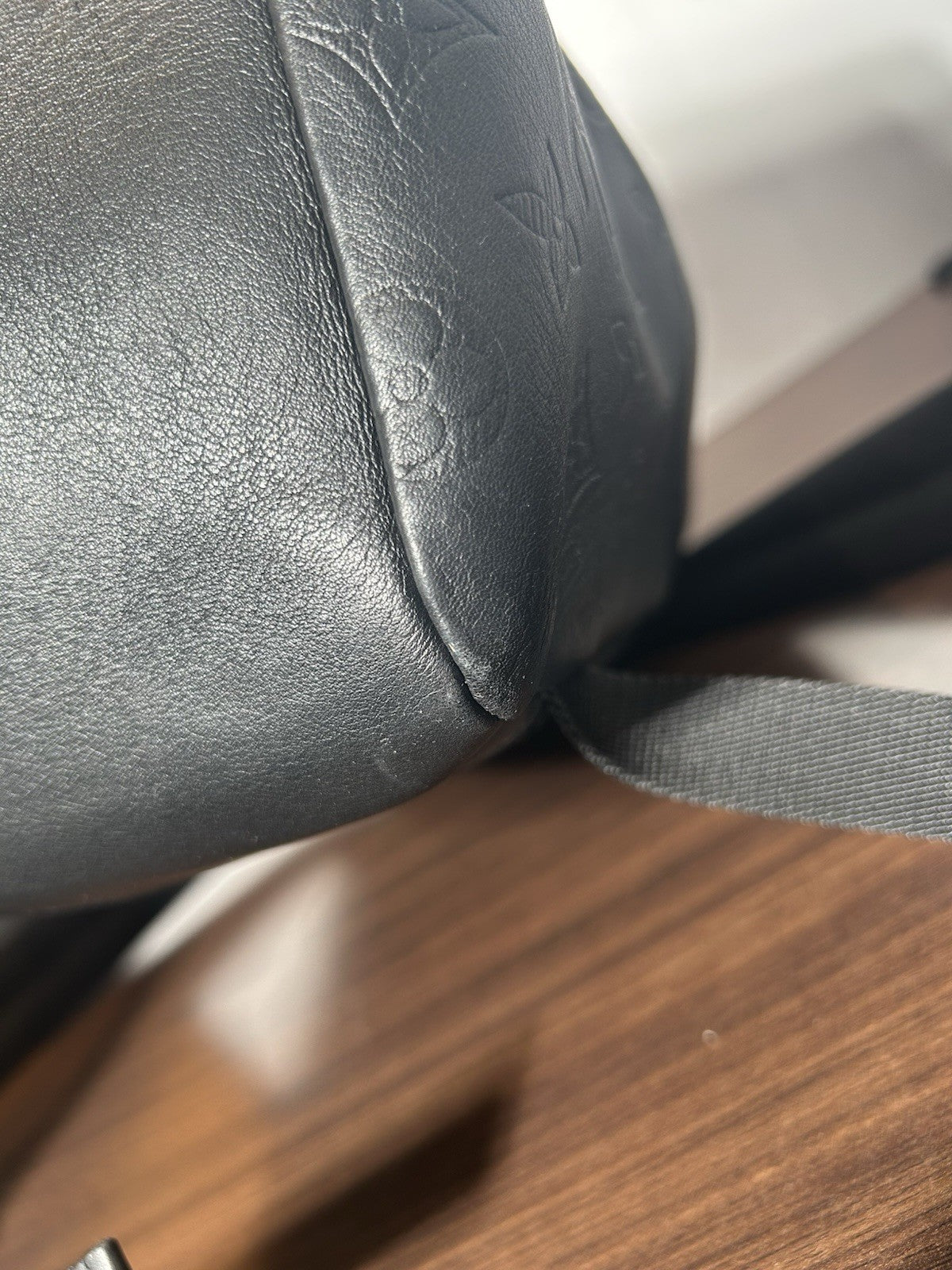 Louis Vuitton Racer Backpack Monogram Shadow Leather