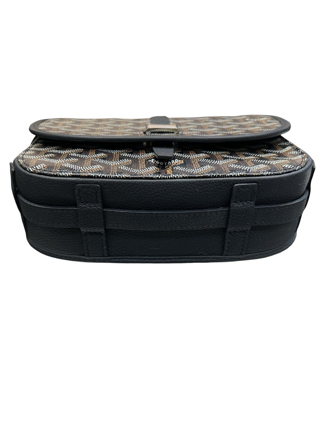 Goyard Goyardine Belvedere PM  Black Crossbody  Bag 