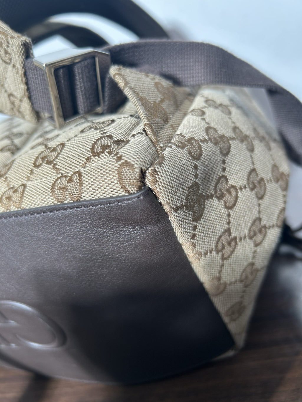 Gucci GG Canvas Medium Ophidia Backpack