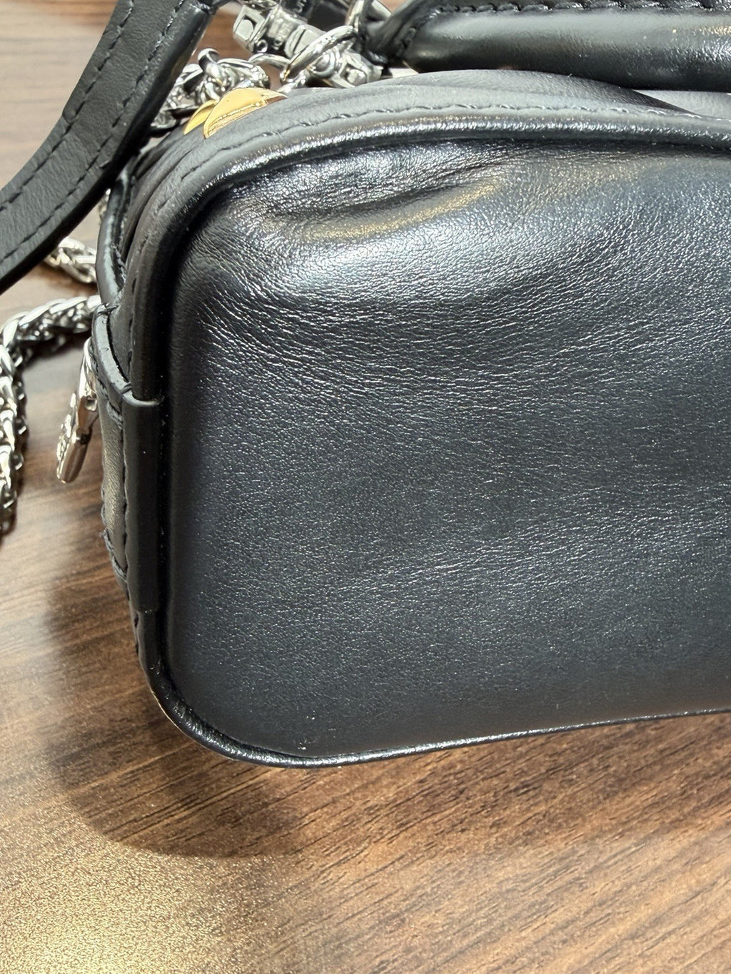 Louis Vuitton Lambskin Alma Nano Small Shoulder Bag 