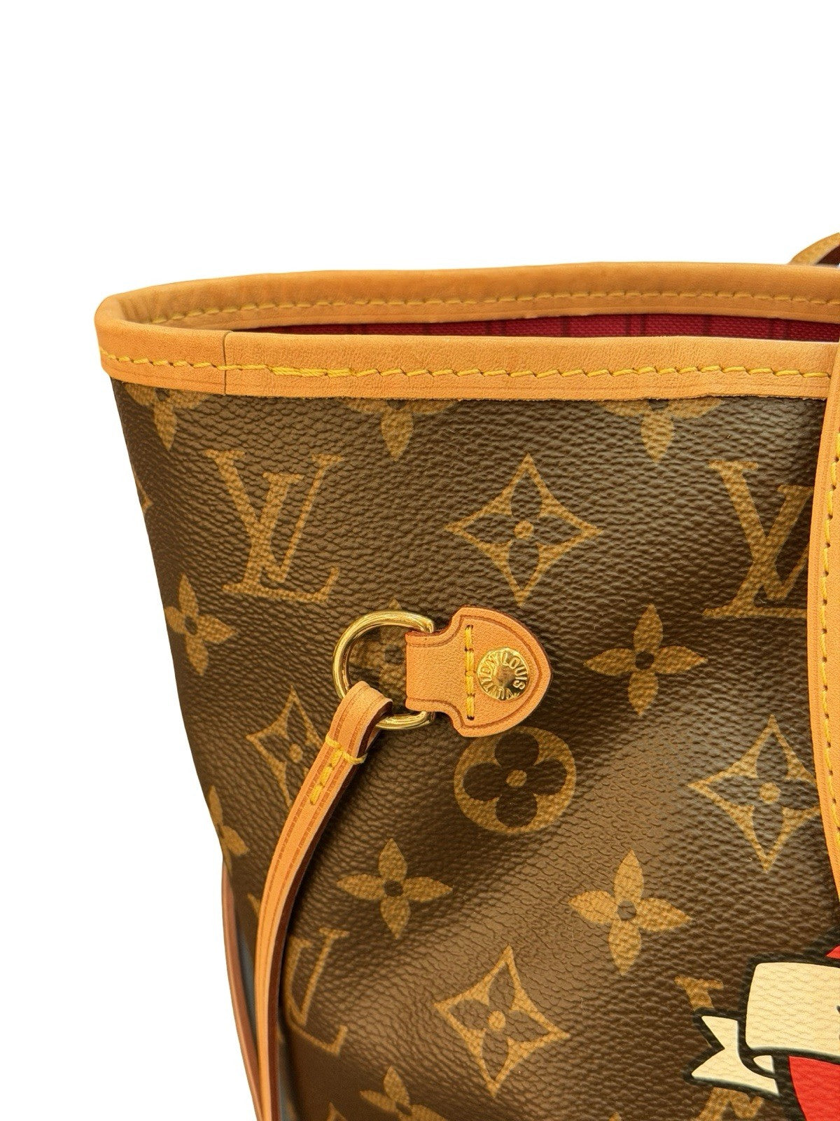 Louis Vuitton Neverfull NM Tote Limited Edition Patches Monogram Canvas MM