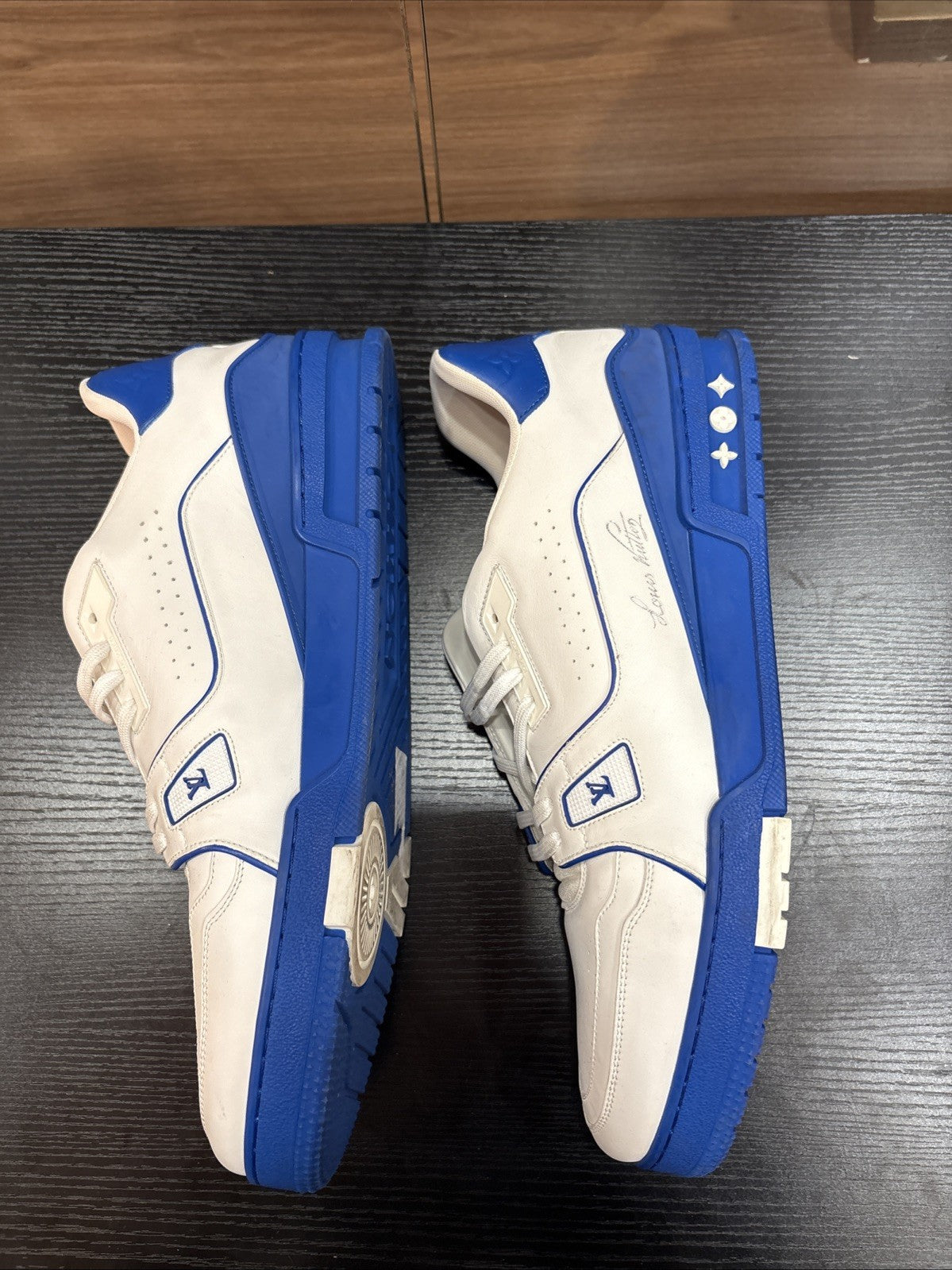Louis Vuitton Leather, Low Trainers US Size 14 ￼