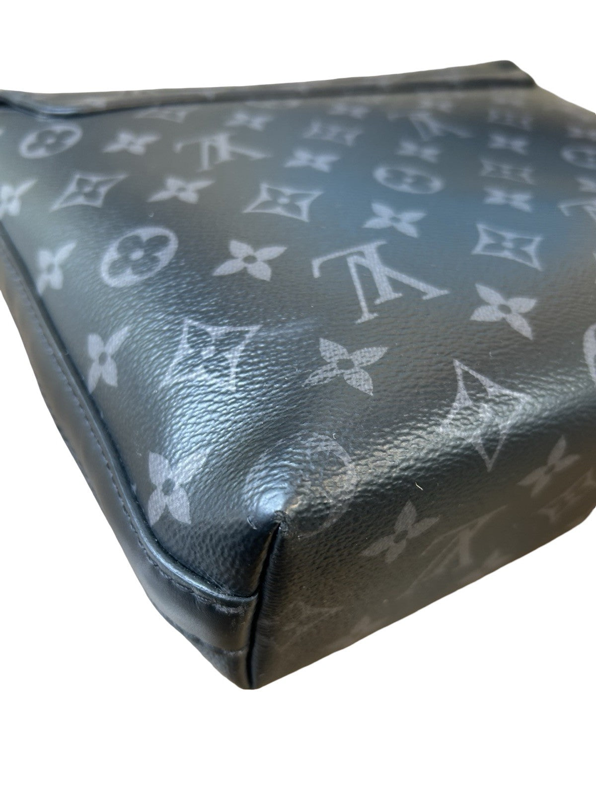 Louis Vuitton Black Monogram Eclipse District PM Messenger Bag