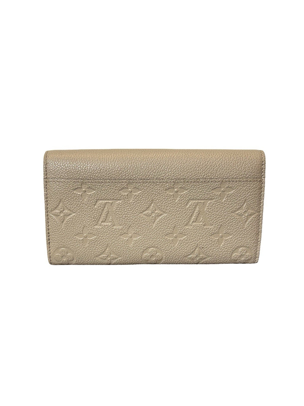 Louis Vuitton LV Monogram Empreinte Leather Sarah Wallet