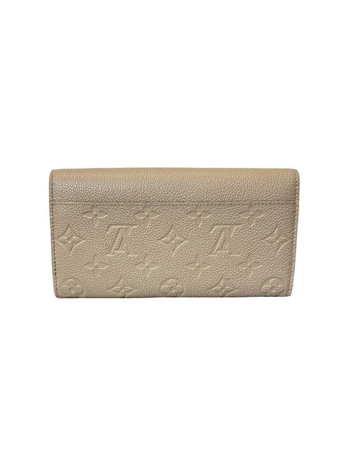 Louis Vuitton LV Monogram Empreinte Leather Sarah Wallet