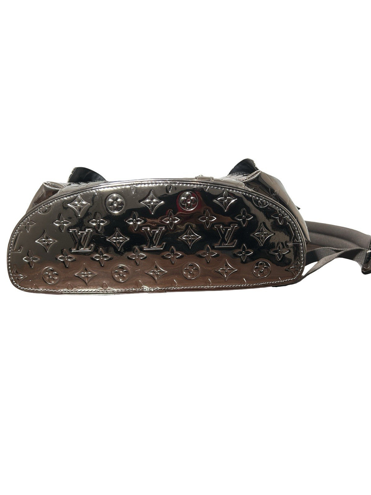 LOUIS VUITTON Monogram Mirror Christopher PM Backpack Chrome