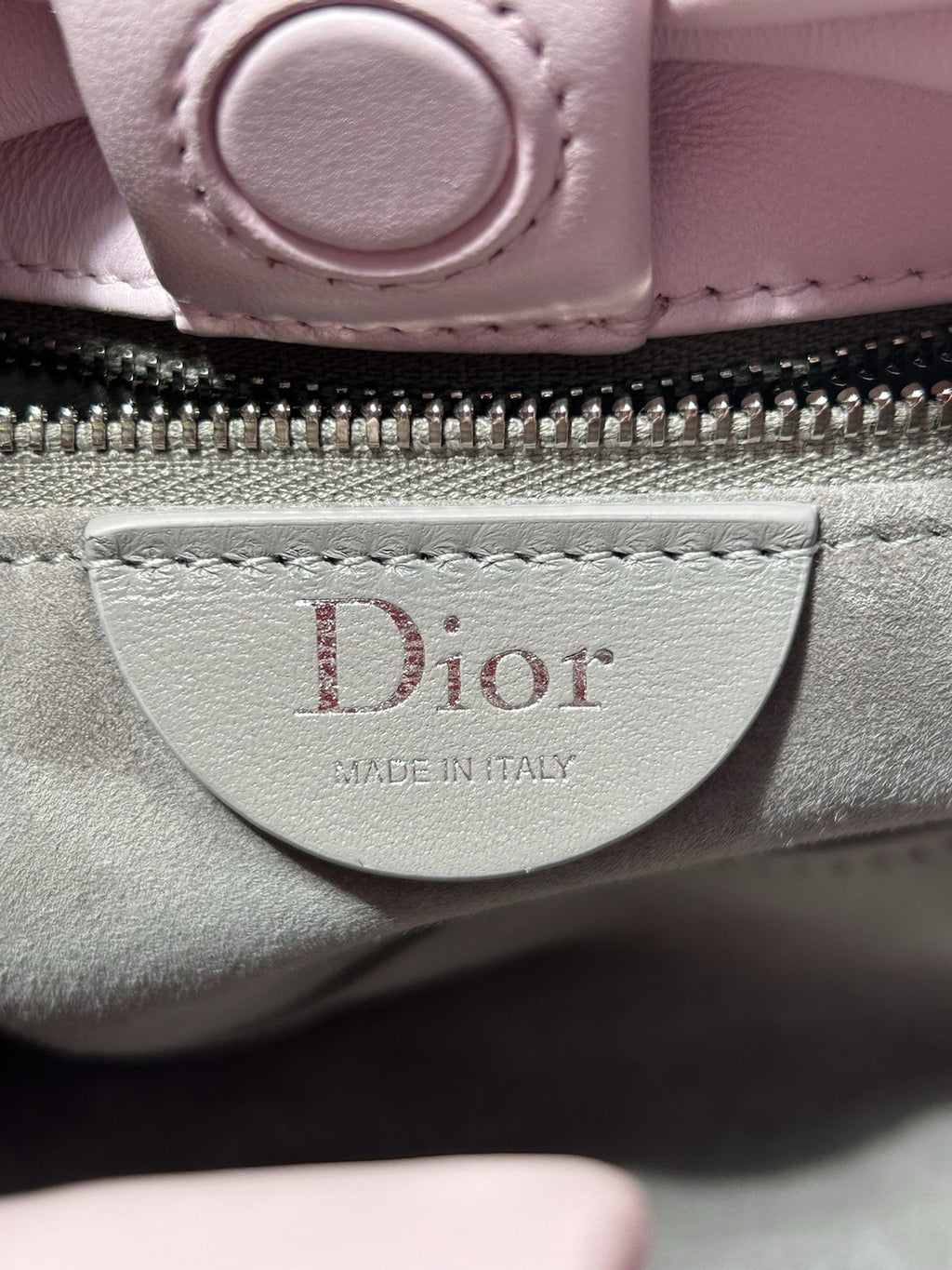 Dior Bow Bag Lambskin Rose Songe Pink