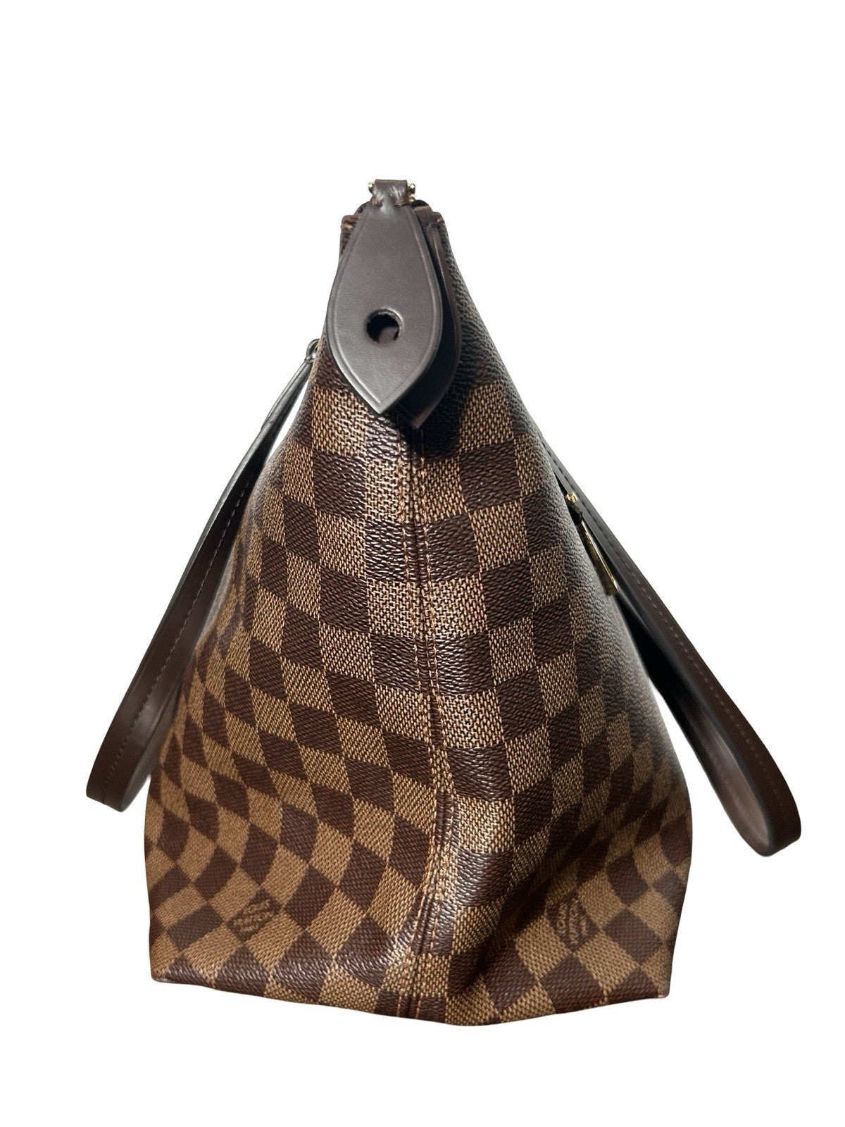 Louis Vuitton Lena MM Tote Bag In Damier Ebene Canvas