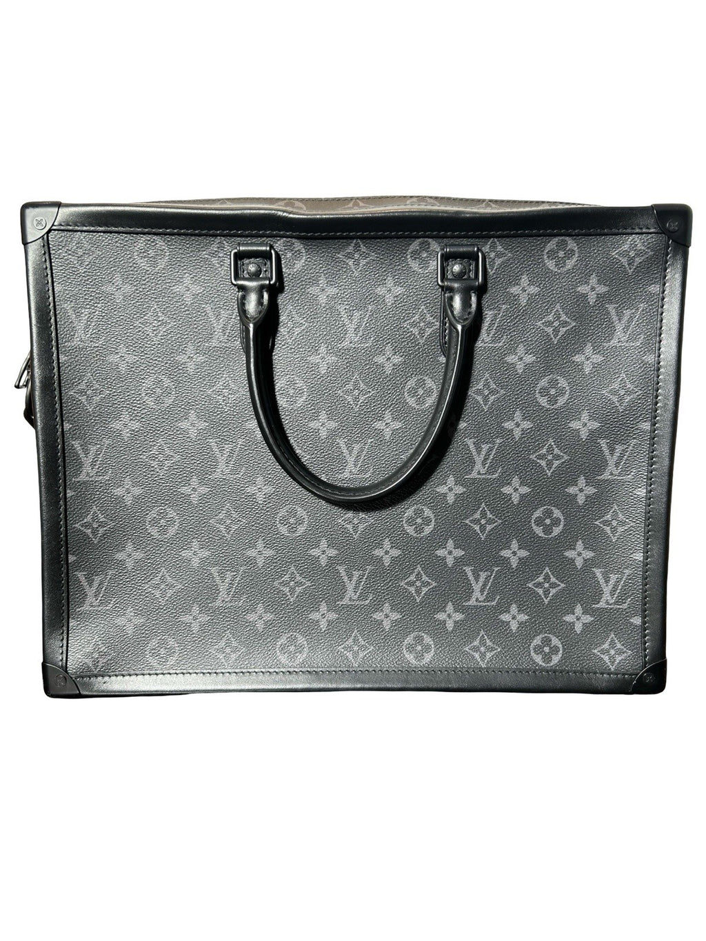 Louis Vuitton Soft Trunk Briefcase Monogram Eclipse Canvas