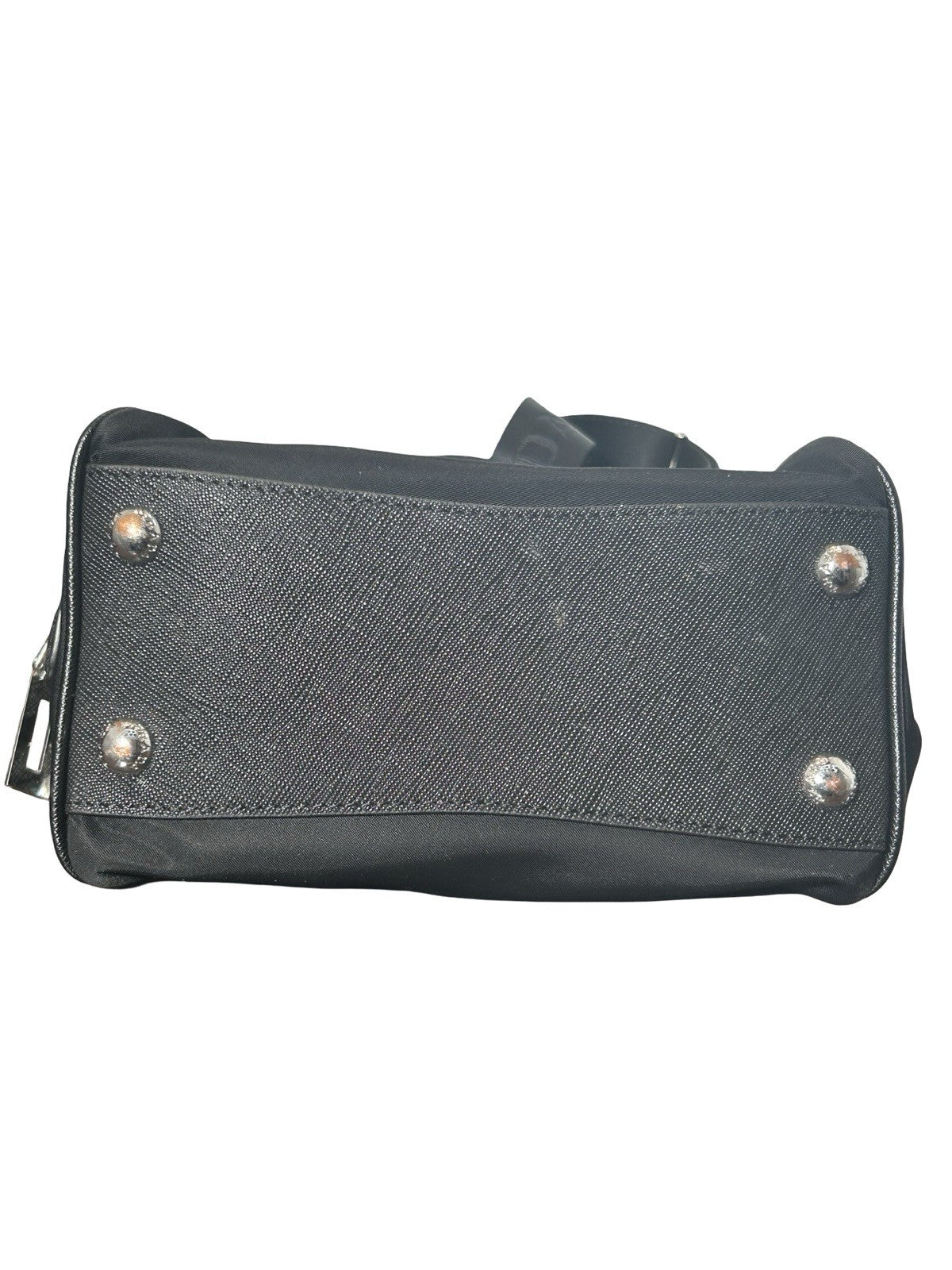 Prada Re-Edition Nylon Top Handle Bag In Black