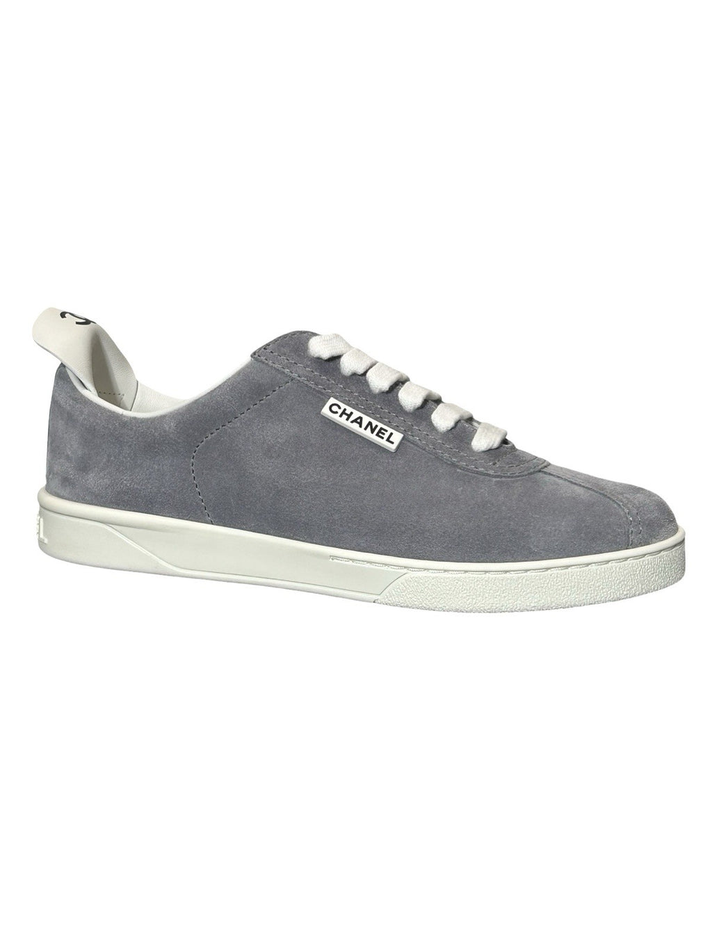 Chanel Women's CC Low-Top Flat Runner Sneakers Suede Size 40