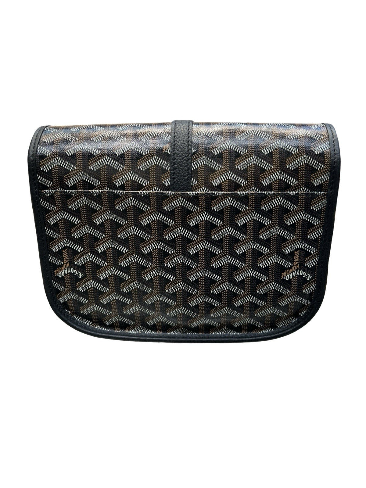 Goyard Goyardine Belvedere PM  Black Crossbody  Bag 