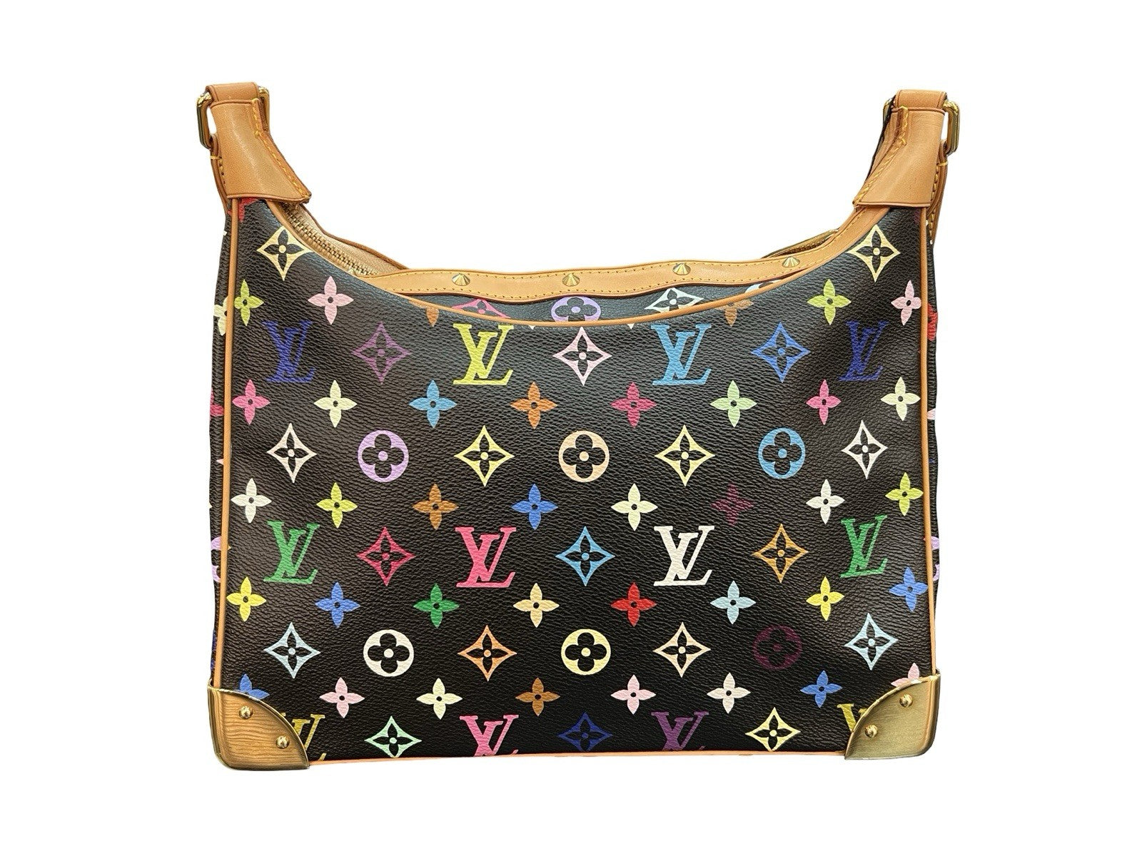 Louis Vuitton x Takashi Murakami Monogram Multicolore Boulogne Shoulder Bag