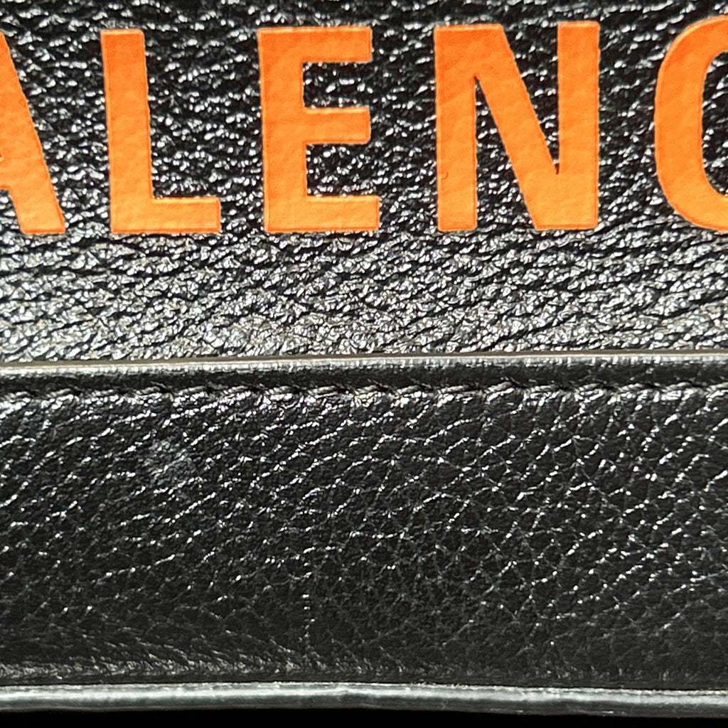 Balenciaga Logo Ville Bag Leather XXS