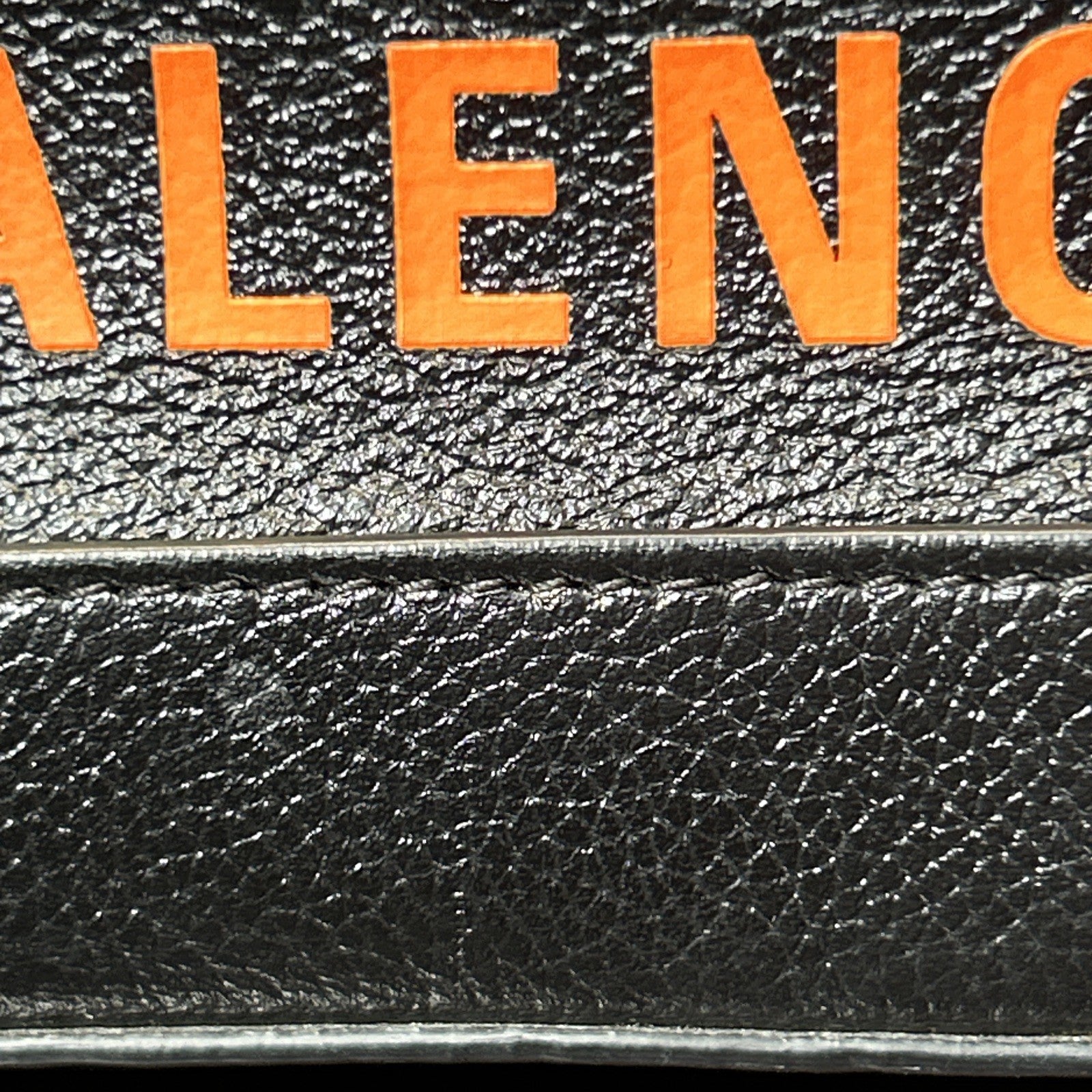 Balenciaga Logo Ville Bag Leather XXS