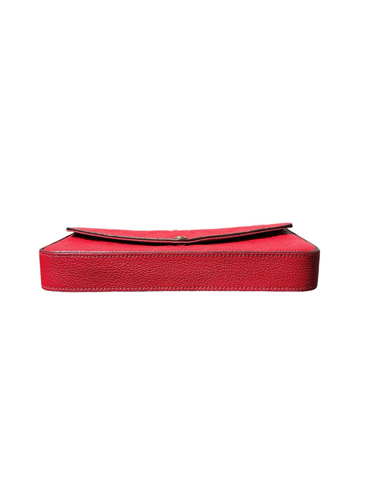 LOUIS VUITTON Empreinte Pochette Felicie Chain Wallet Scarlet