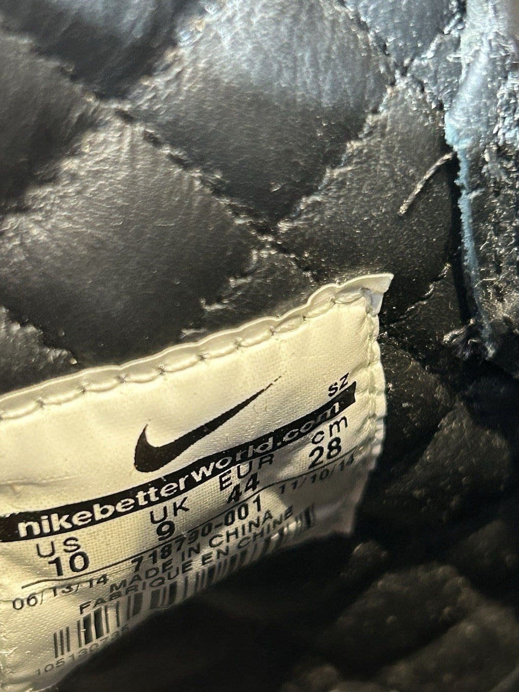 Nike High Dunk Lux SP Black Size 10US