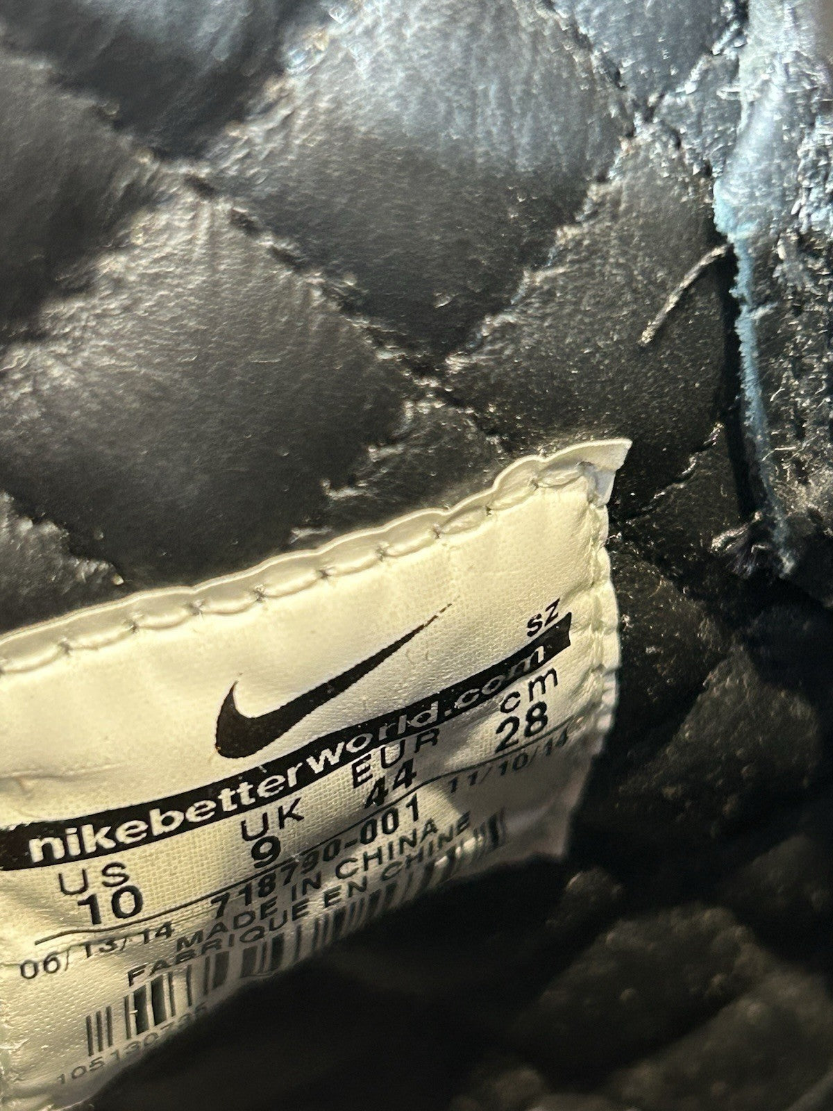 Nike High Dunk Lux SP Black Size 10US