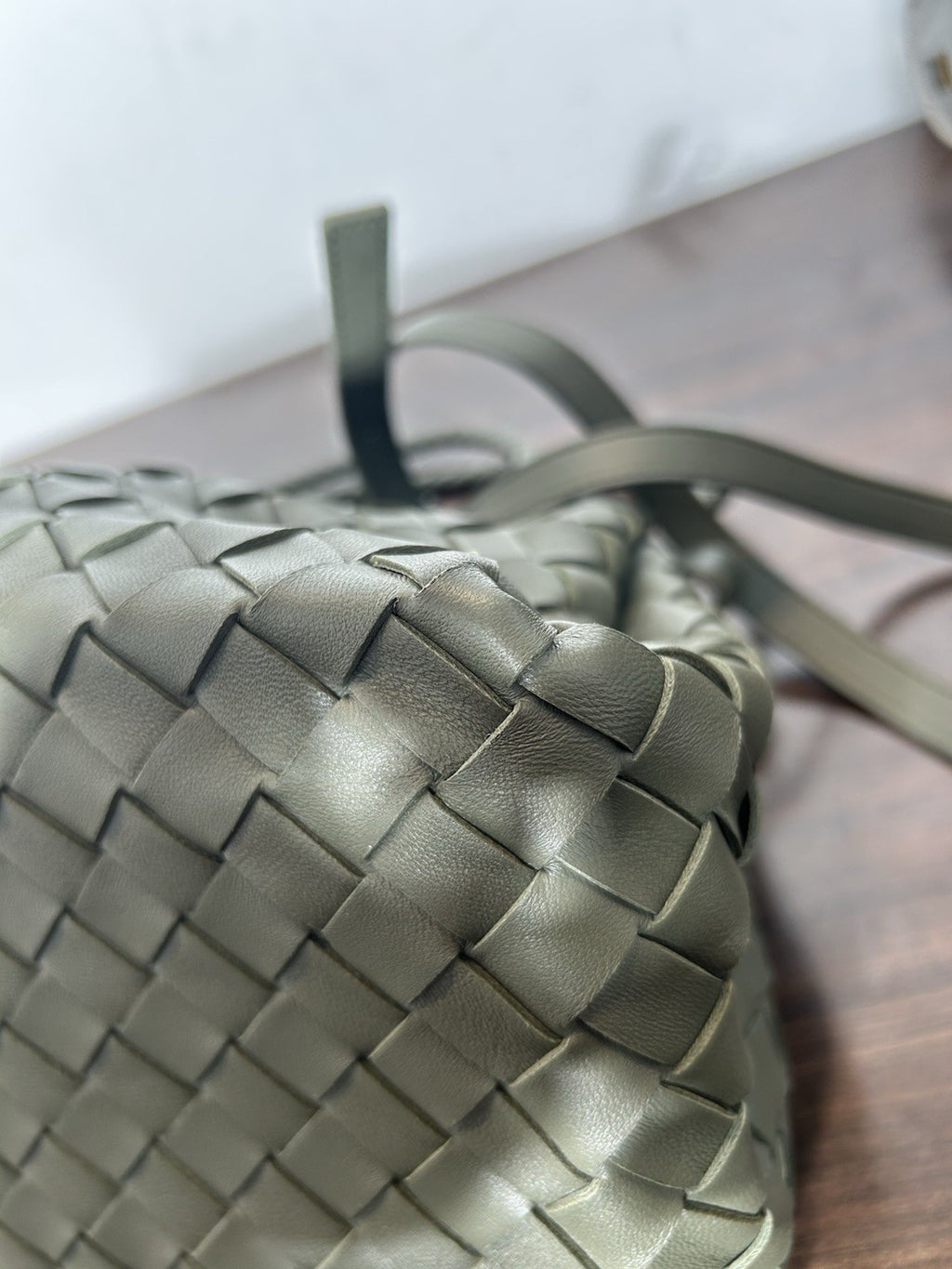 Bottega Veneta Parachute Medium Lambskin Shoulder Bag
