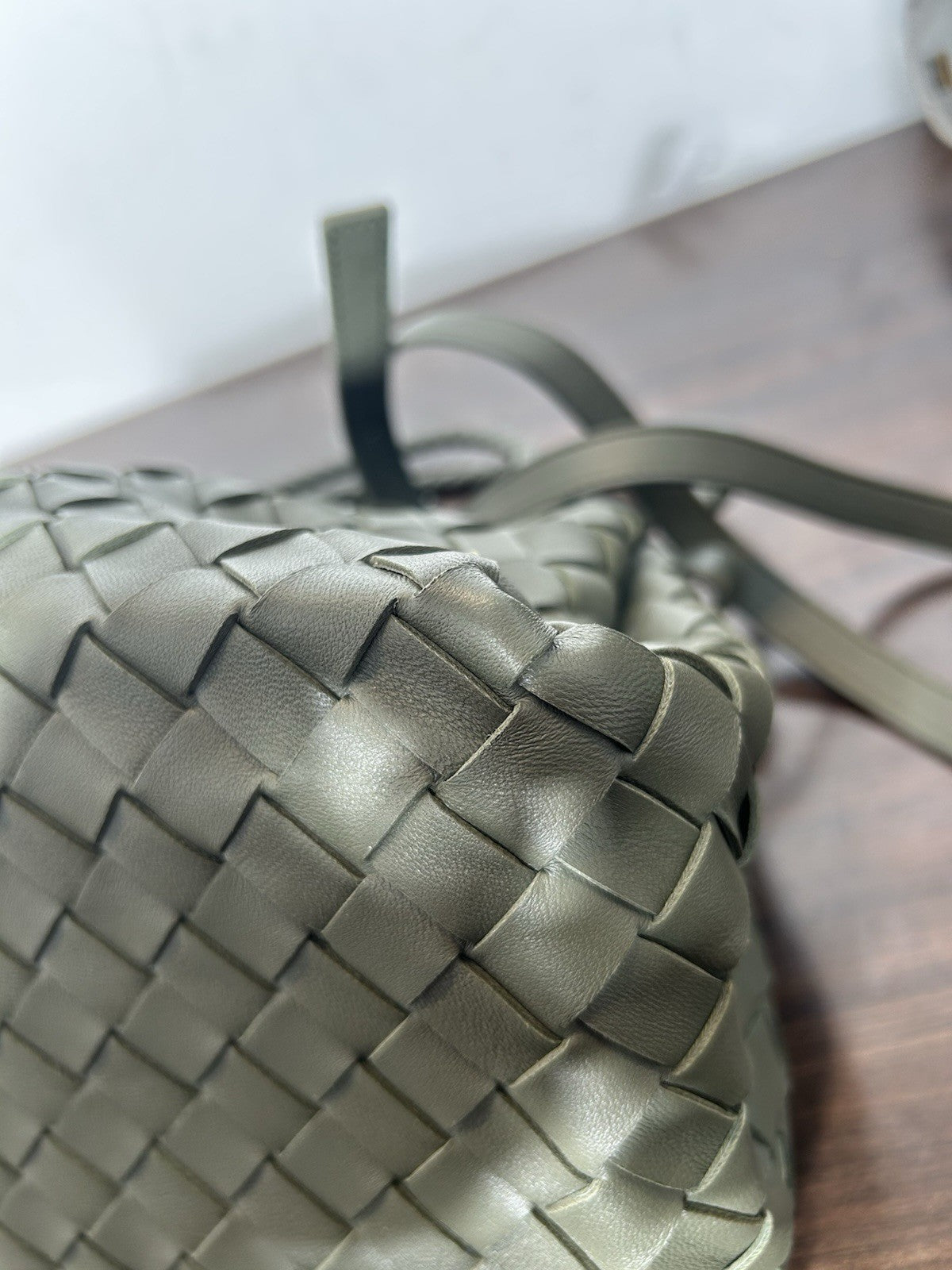 Bottega Veneta Parachute Medium Lambskin Shoulder Bag