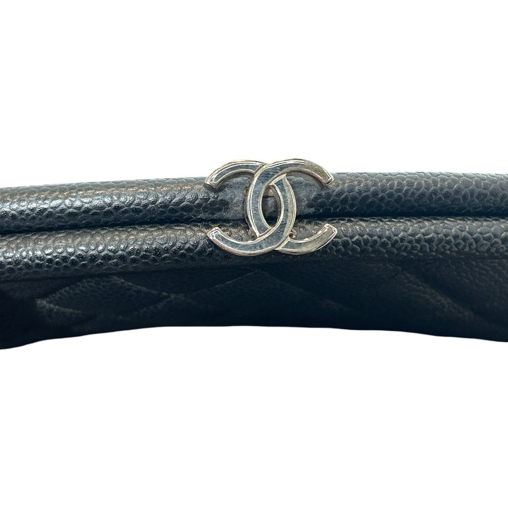 Chanel Timeless Clutch Quilted Caviar Black