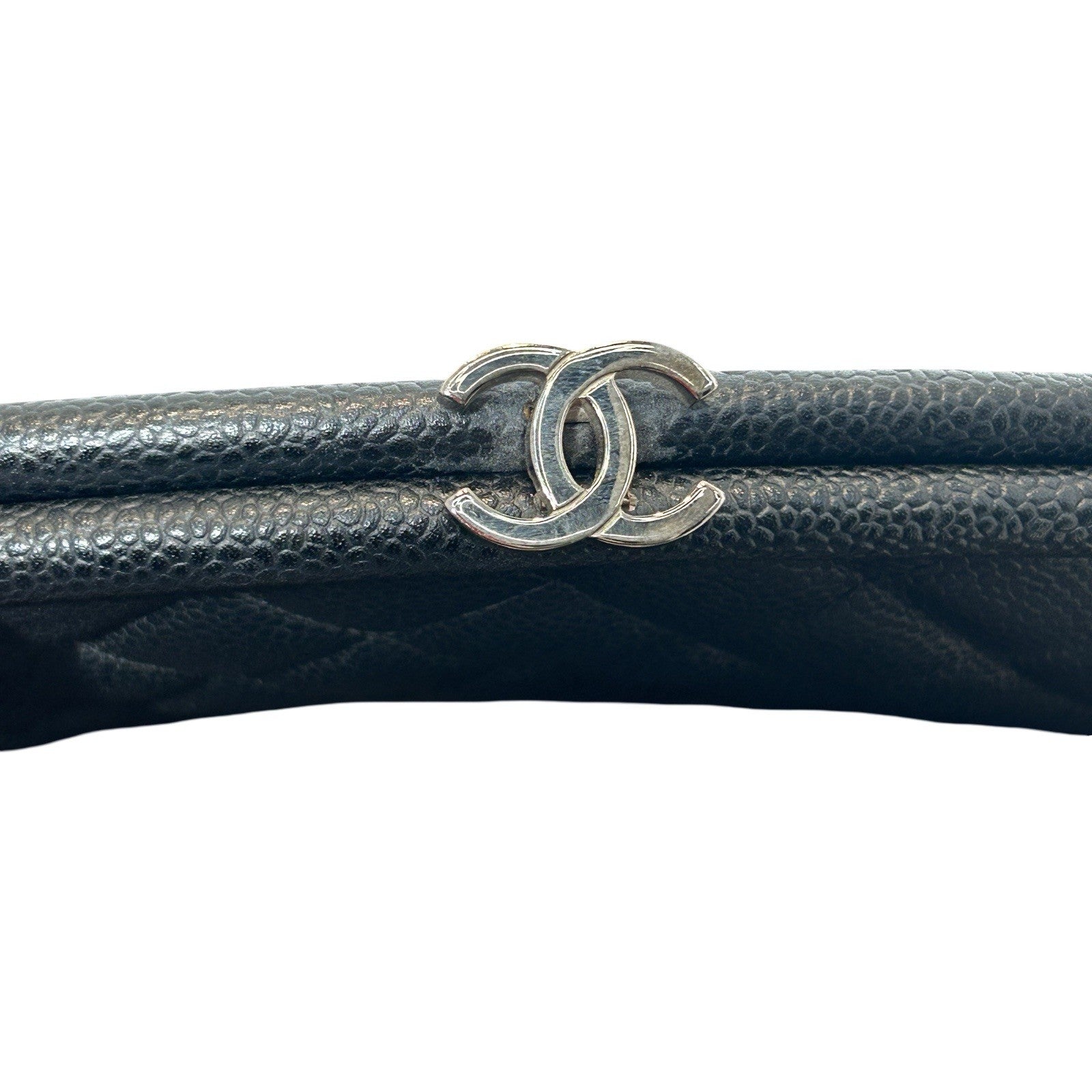 Chanel Timeless Clutch Quilted Caviar Black