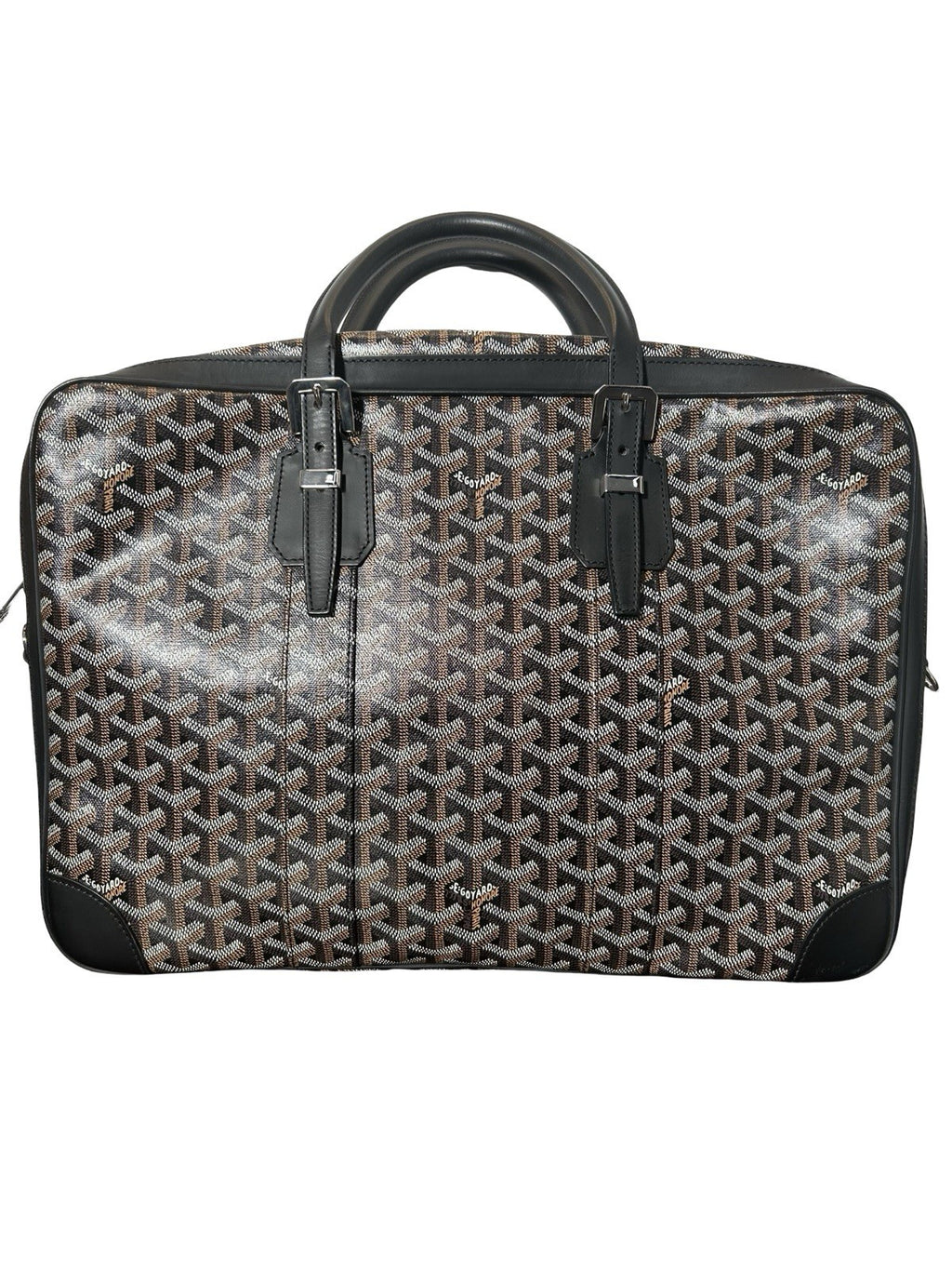 Goyard Goyardine Ambassade MM Briefcase Black