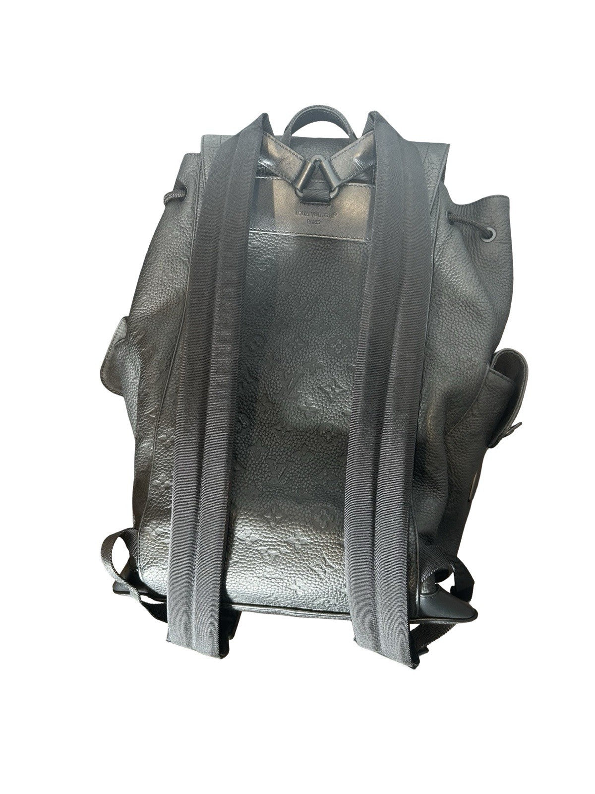 Louis Vuitton Christopher MM backpack Black Taurillon Leather