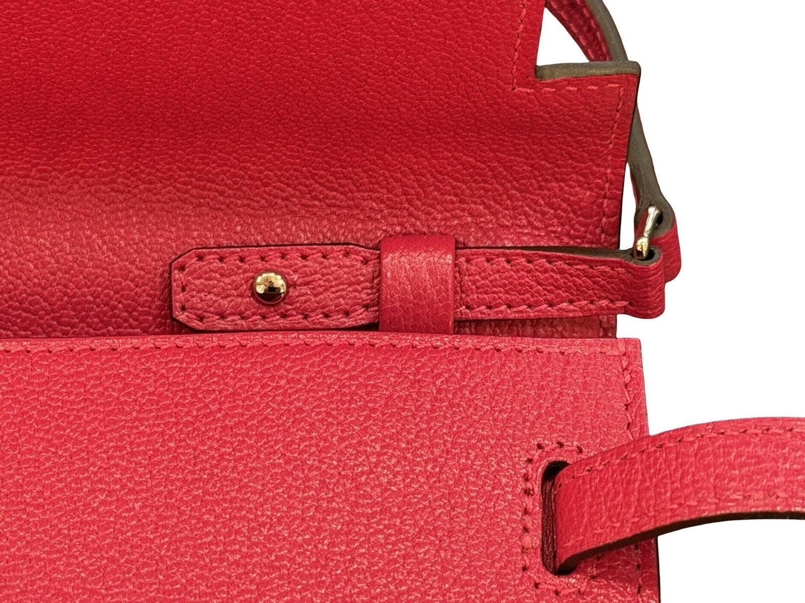 Hermès Kelly To Go Chevre Mysore Shoulder Bag Rose Mexico