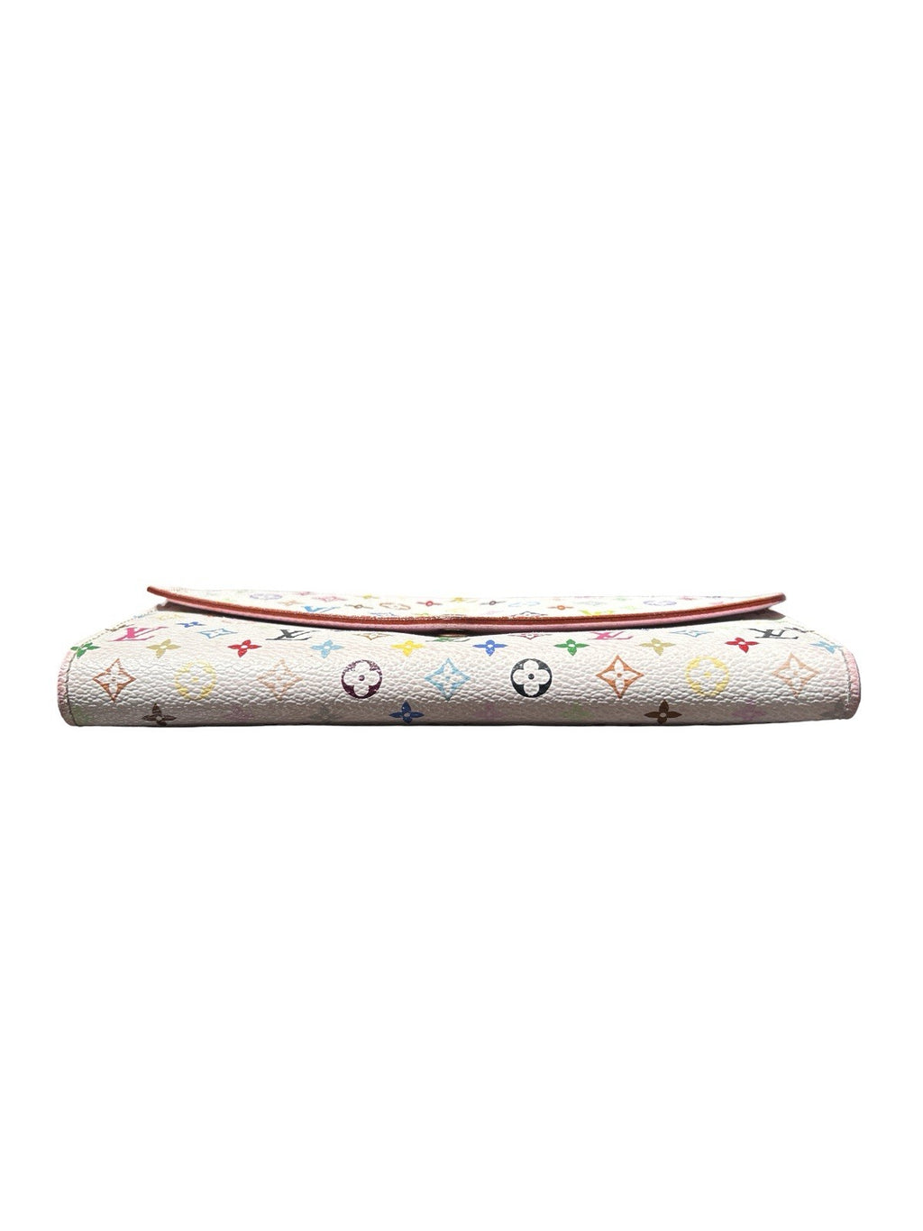 Louis Vuitton Monogram Multicolor Sarah Wallet White