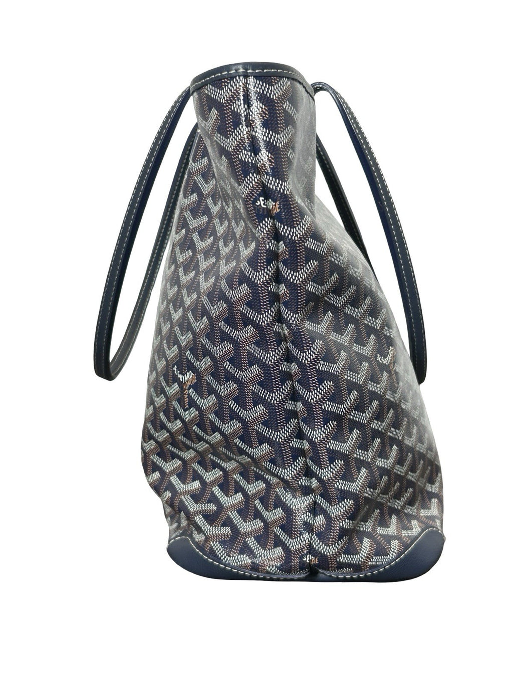 Goyard Goyardine Saint Louis PM Tote Bag Blue