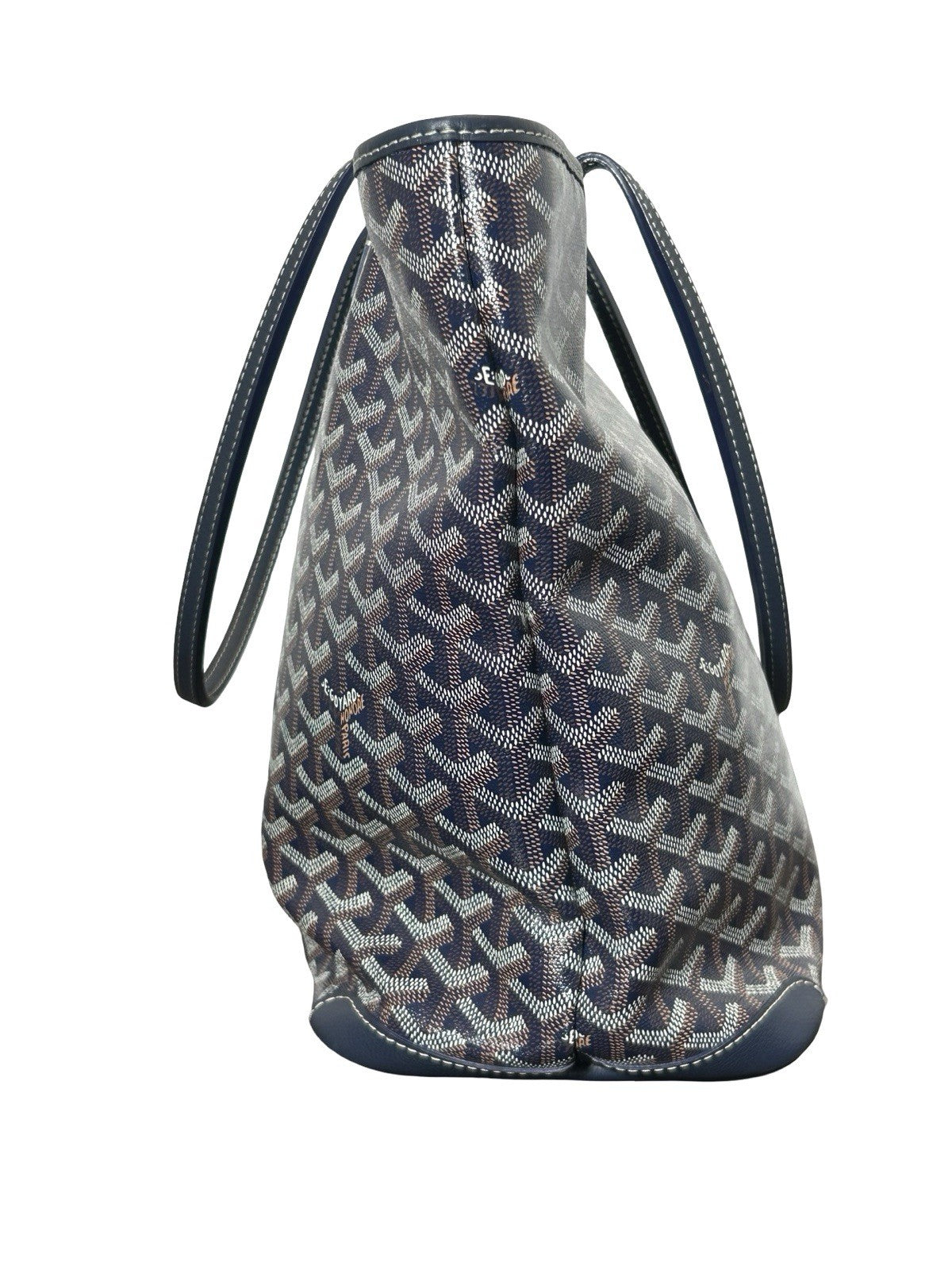 Goyard Goyardine Saint Louis PM Tote Bag Blue