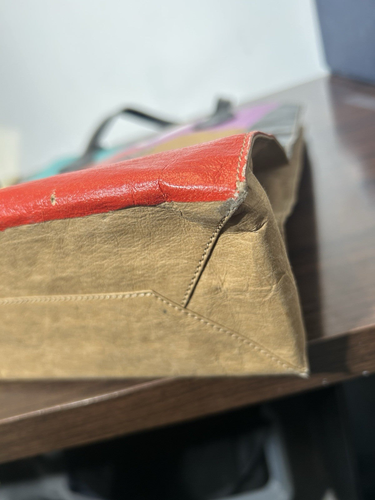 Lanvin Printed Kraft Paper Grocery Bag