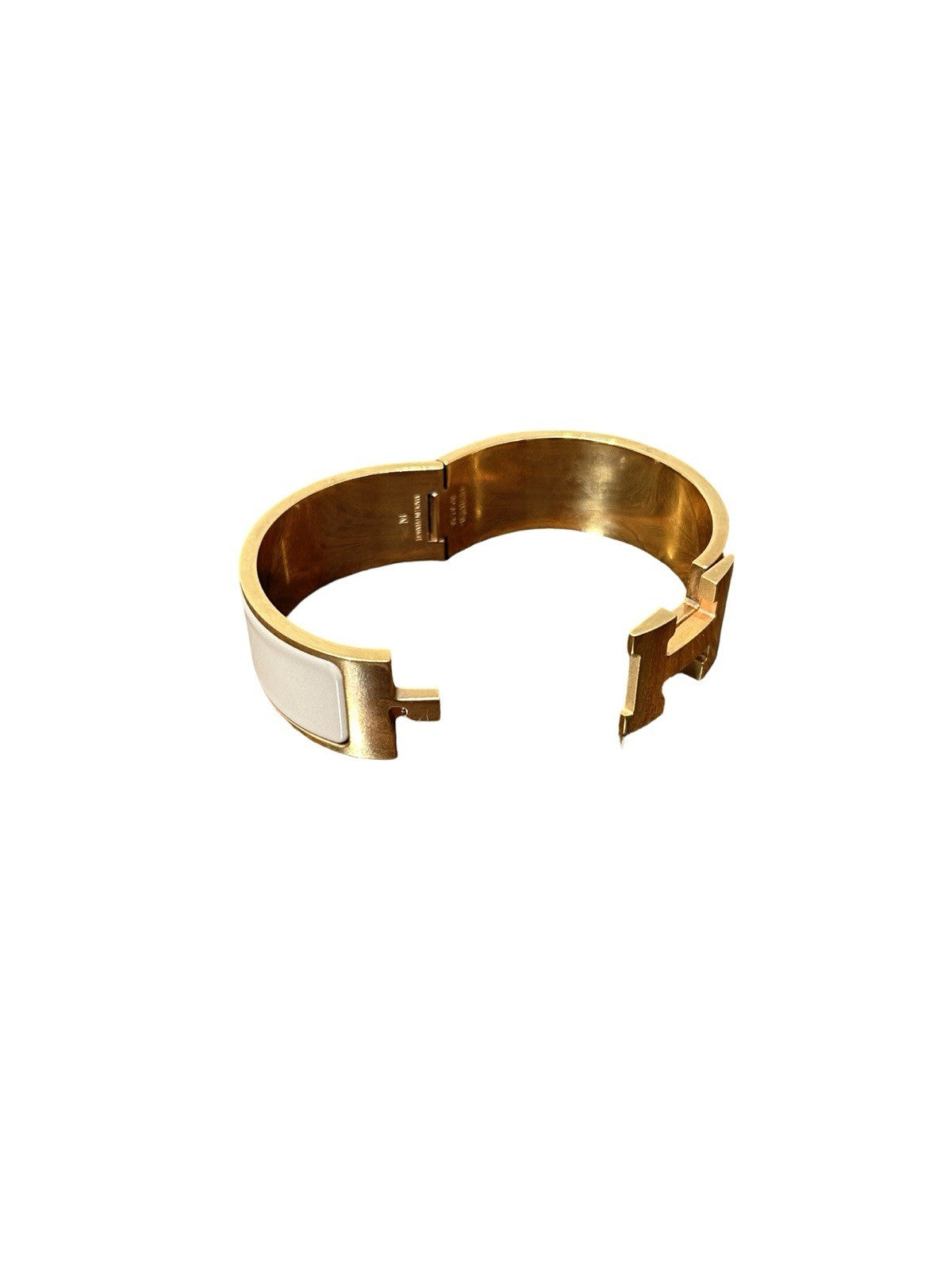 HERMES Enamel Wide Clic Clac H Bracelet PM 