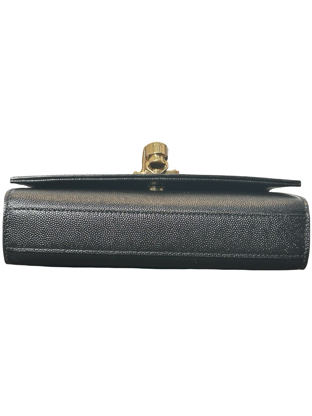 Saint Laurent Kate Small Tassel YSL Wallet on Chain in Grained Leather