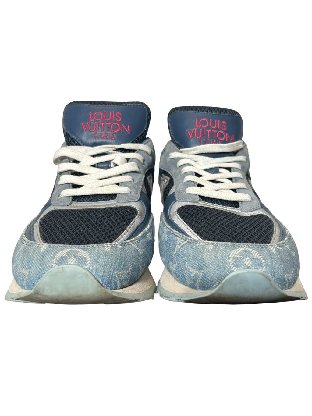 Louis Vuitton Run Away Blue Monogram Denim Size 10 LV / 11 US