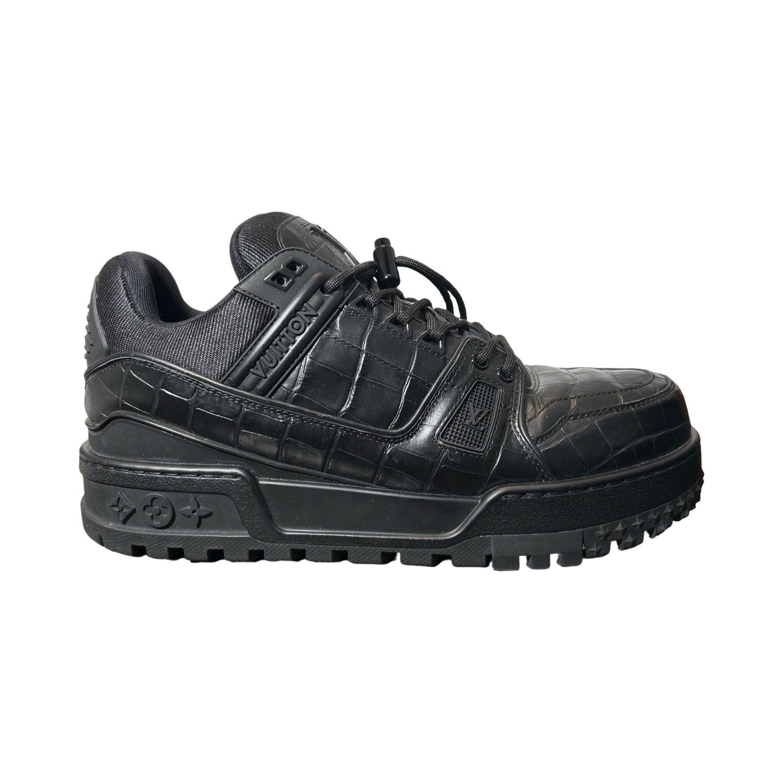 Louis Vuitton LV Trainer Maxi Sneaker Crocodile Embossed Leather