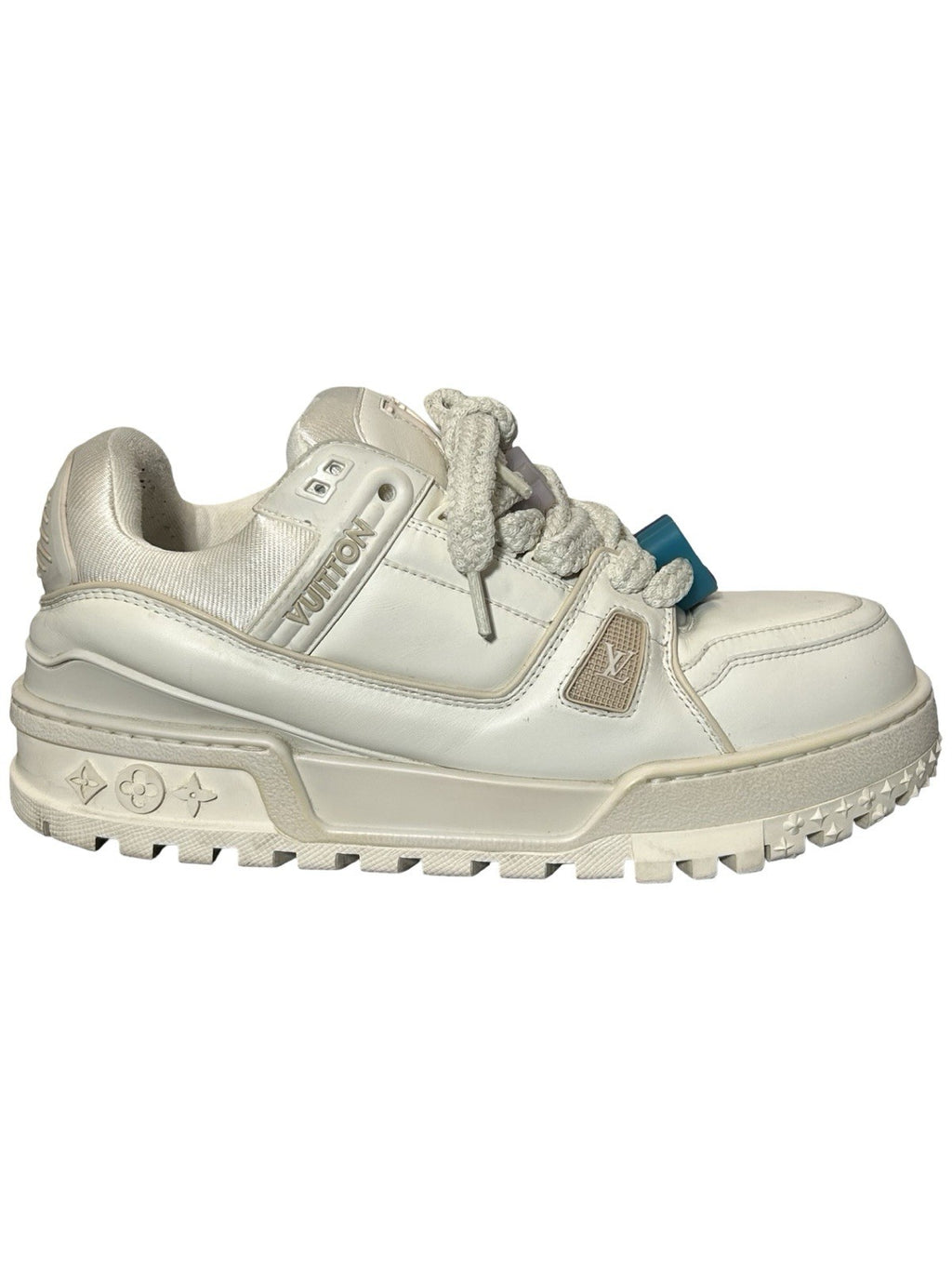 LOUIS VUITTON LV TRAINER MAXI SNEAKER WHITE VIRGIL ABLOH Size 10 LV / 11US