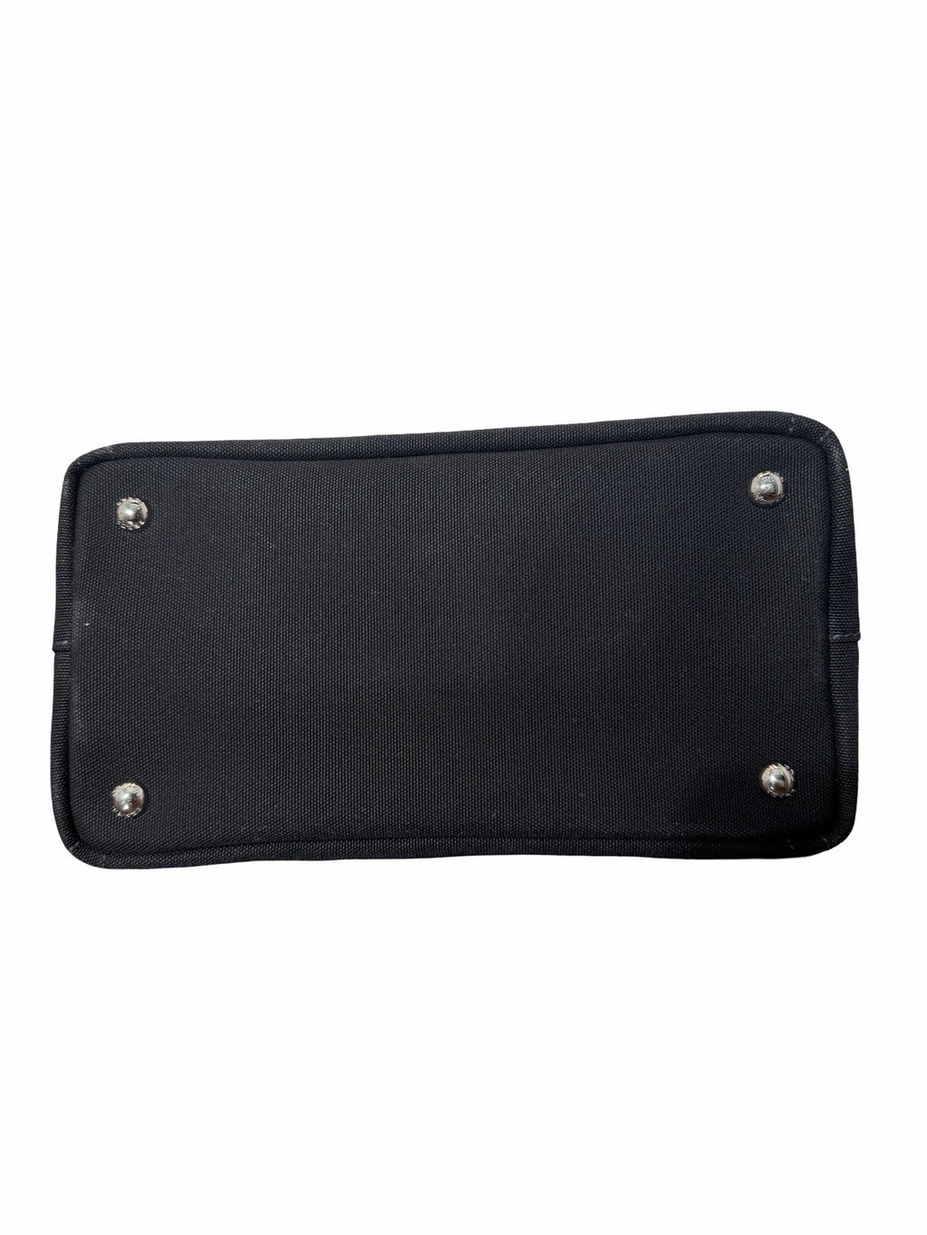 Prada Embossed Logo Canapa Tote Bag