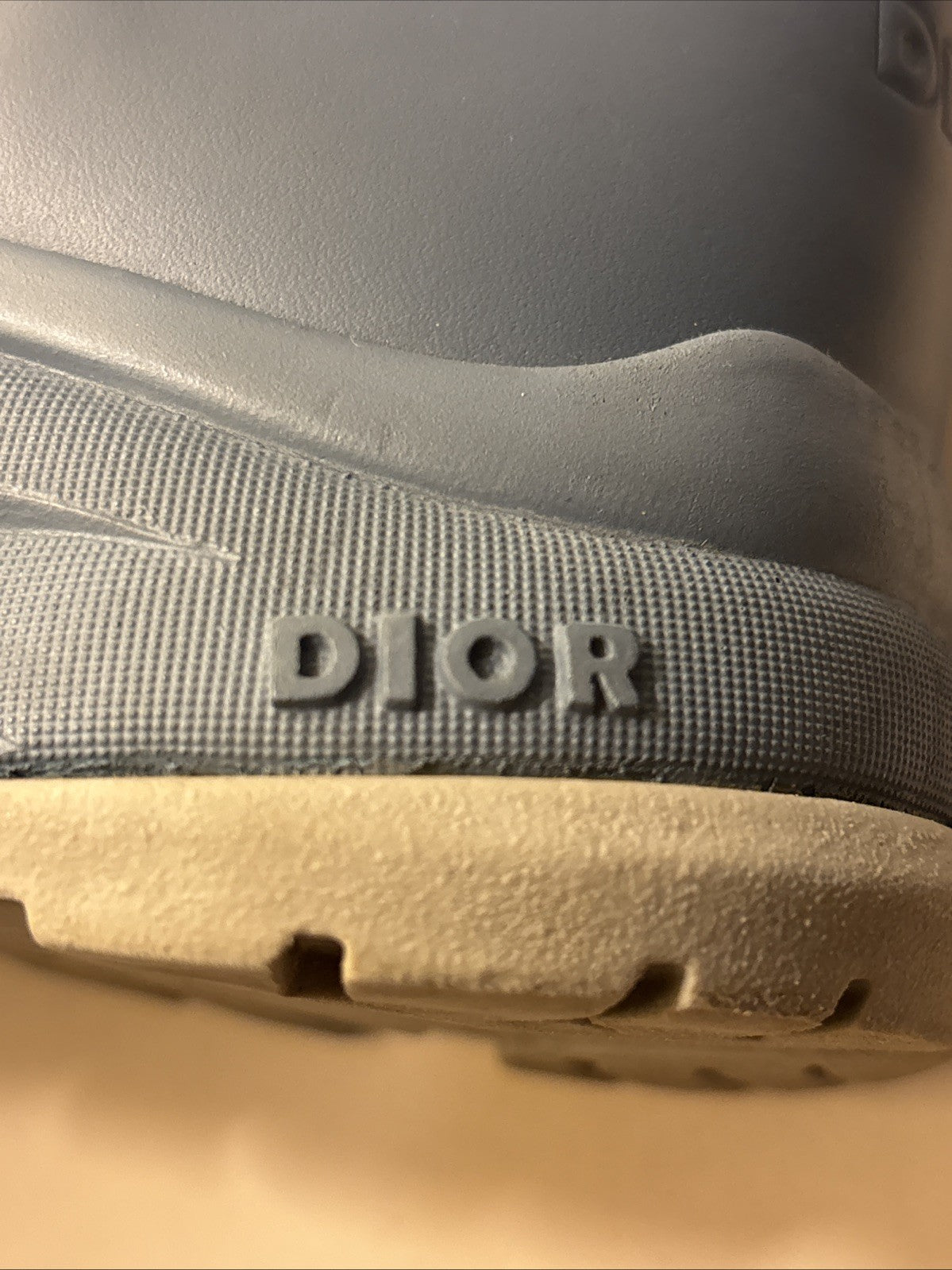 christian dior Oblique Men’s  Snow Ankle  Boot Blue Sz 44/ US 11
