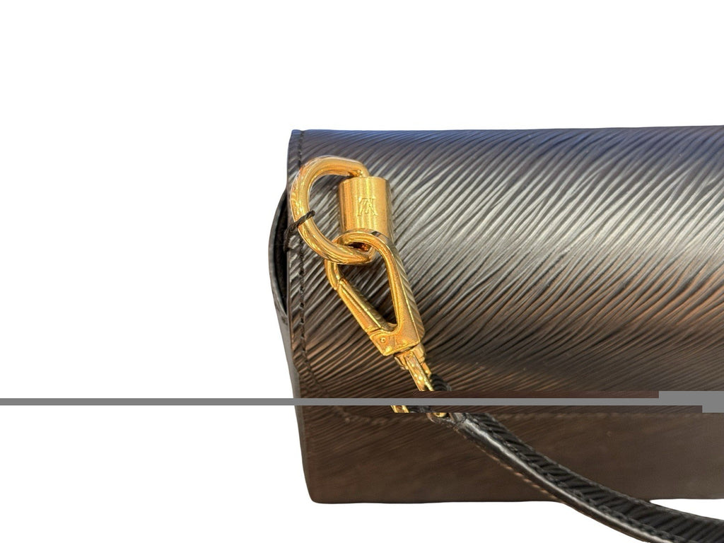 Louis Vuitton Twist MM Black Epi Leather Shoulder Bag