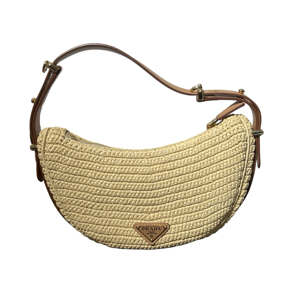 Prada Arqué crochet shoulder bag