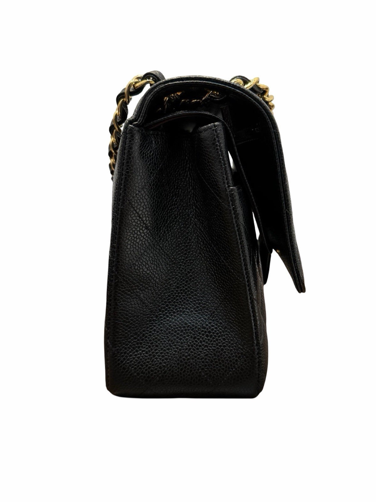 Chanel Classic Jumbo Double Flap Black Shoulder Bag