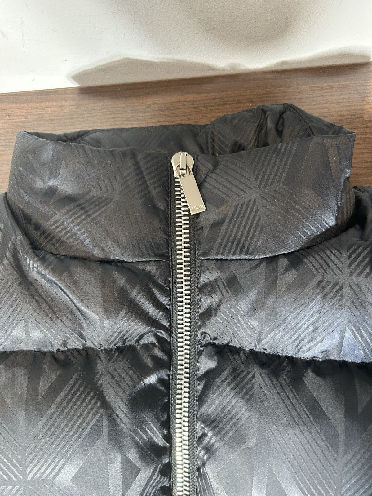 Dior Oblique Puffer Vest Homme Blue