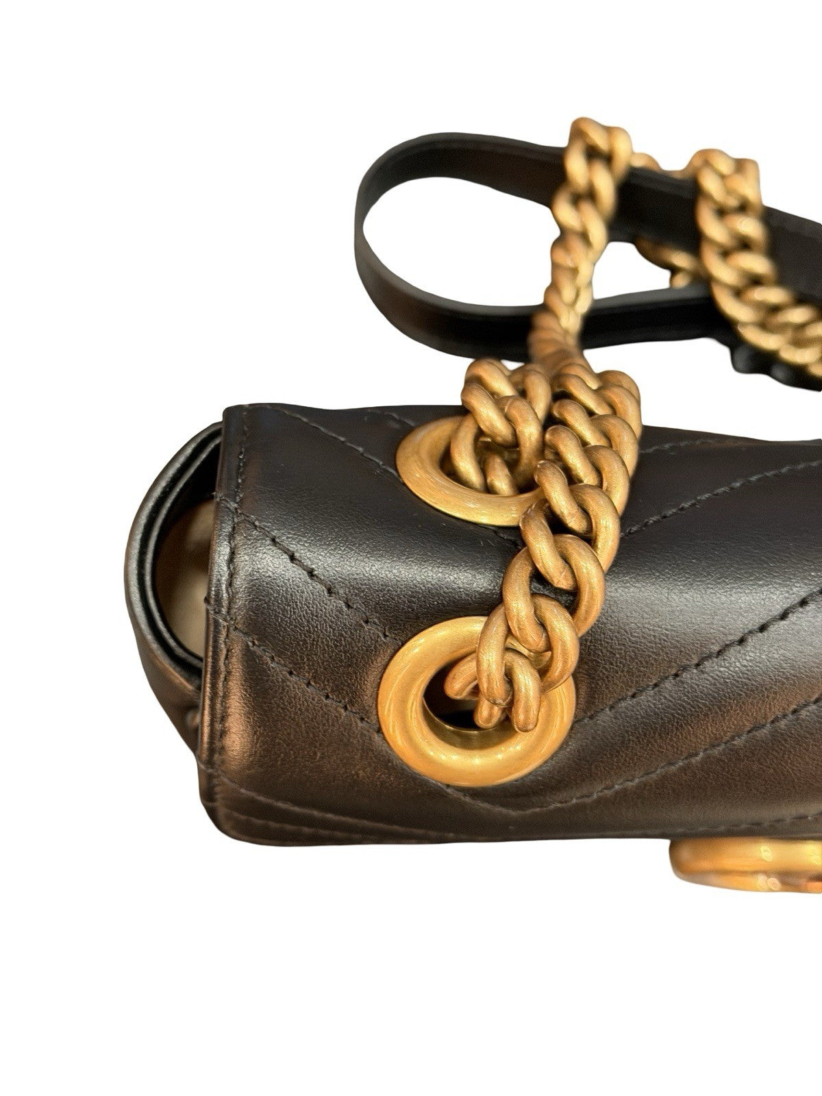 Gucci GG Marmont Flap Bag Matelasse Leather Mini