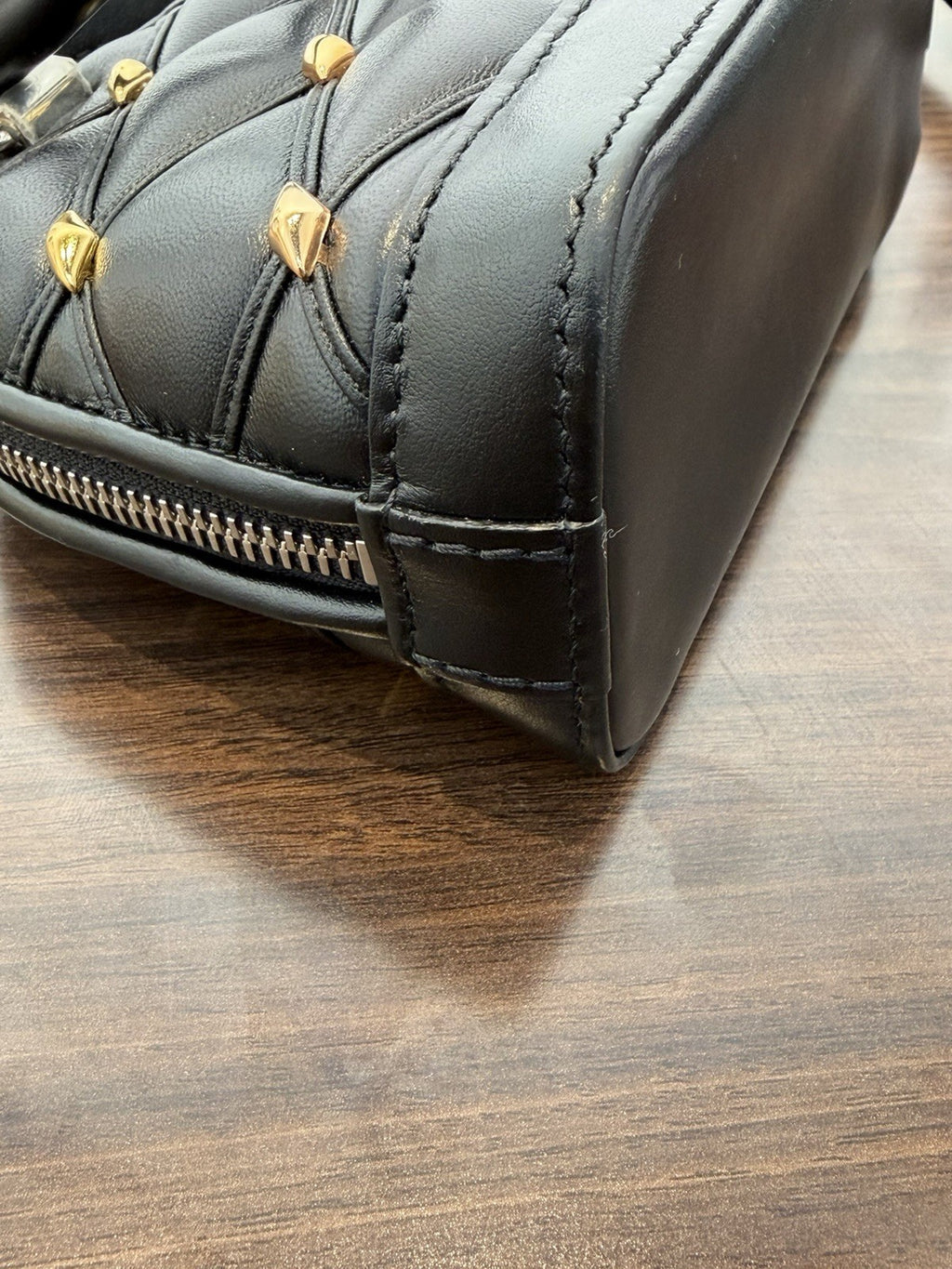 Louis Vuitton Lambskin Alma Nano Small Shoulder Bag 